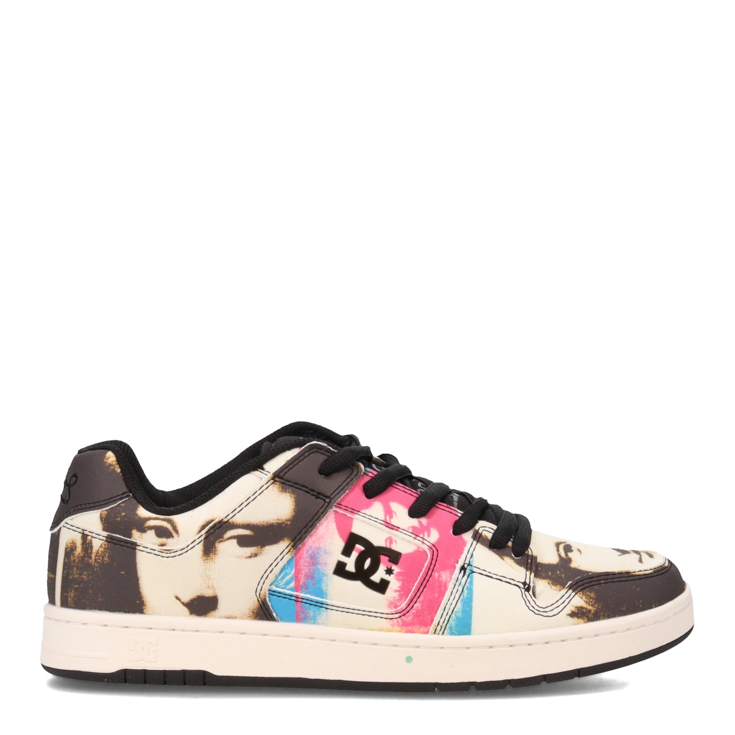 Peltz Shoes Men's DC Shoes Andy Warhol Manteca Shoe BLACK ADYS100717-BK5