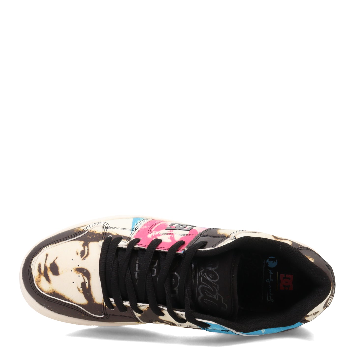Peltz Shoes Men's DC Shoes Andy Warhol Manteca Shoe BLACK ADYS100717-BK5