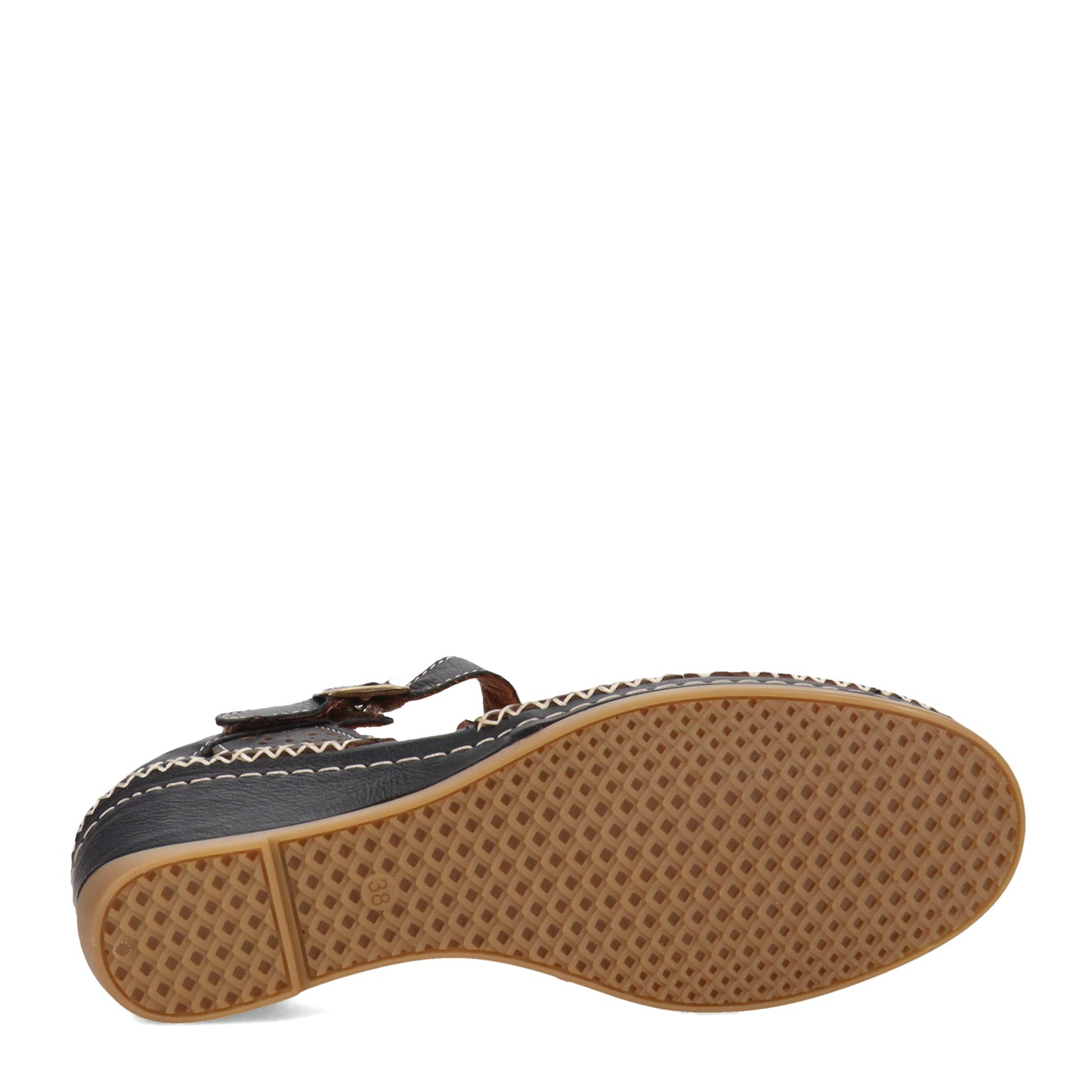 Peltz Shoes Women's Spring Step Airy Wedge Black AIRY-B