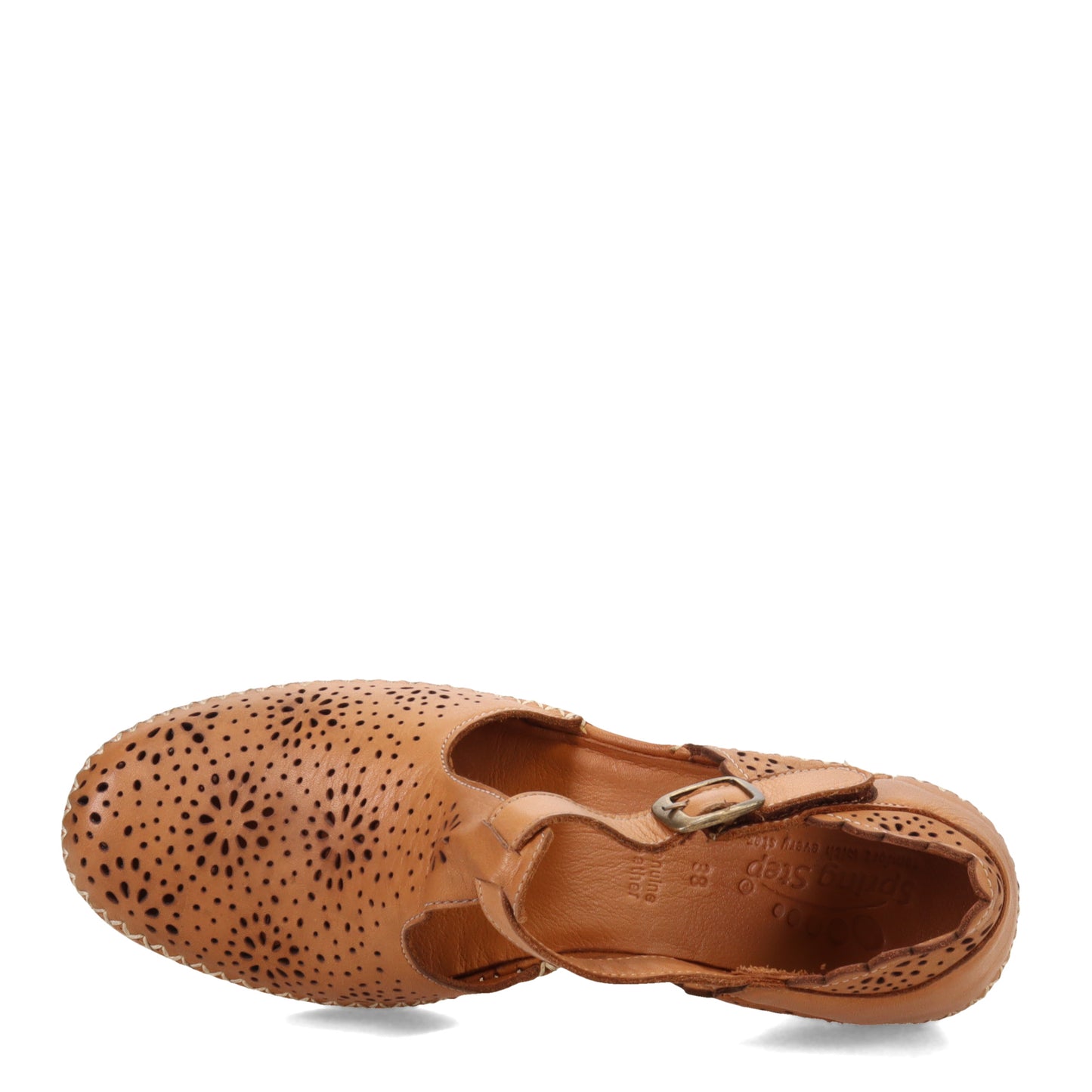 Peltz Shoes Women's Spring Step Airy Wedge Brown AIRY-MBR