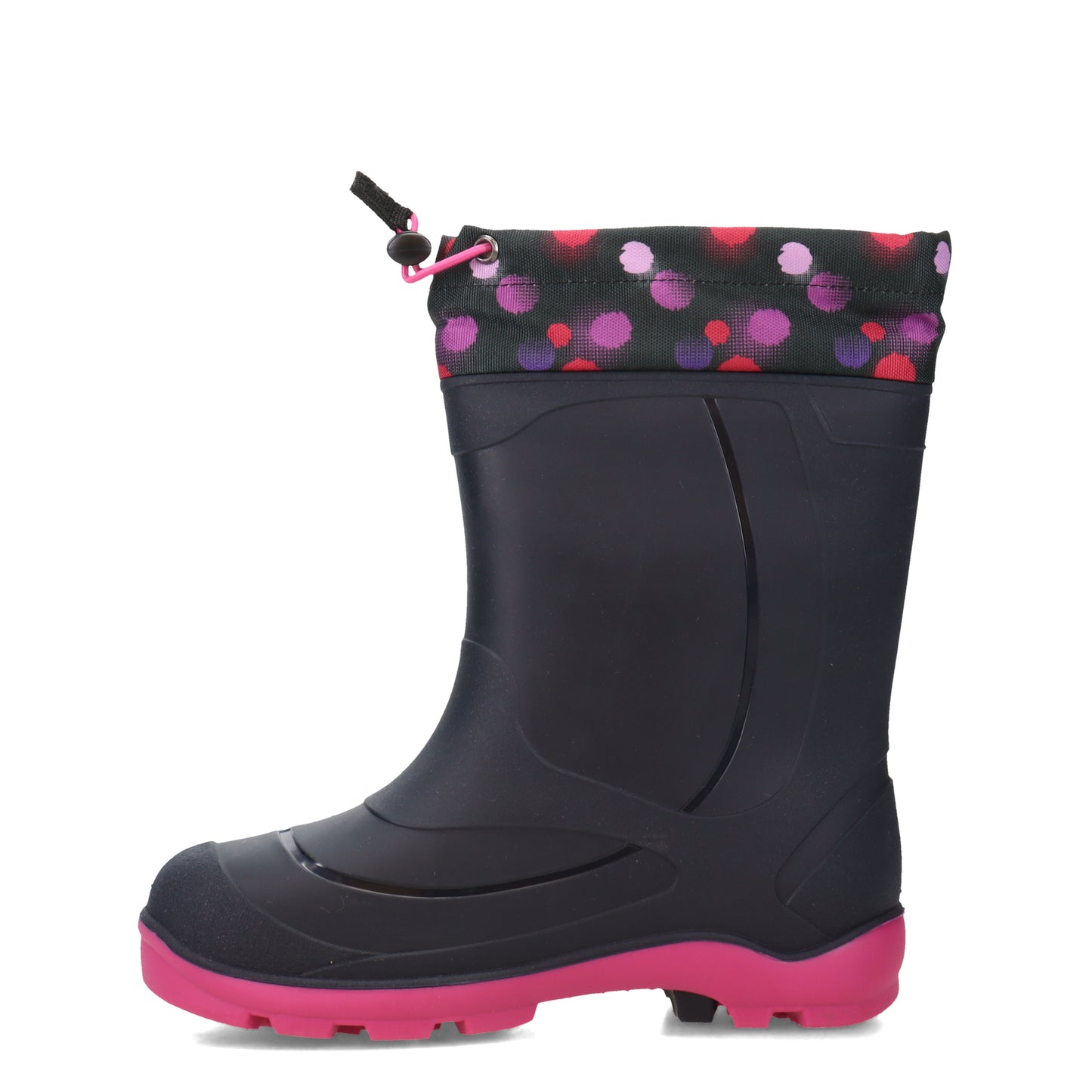 Peltz Shoes Girl's Kamik Snowbuster 2 Snow Boot - Little Kid & Big Kid NAVY / PINK AK4192 NAM