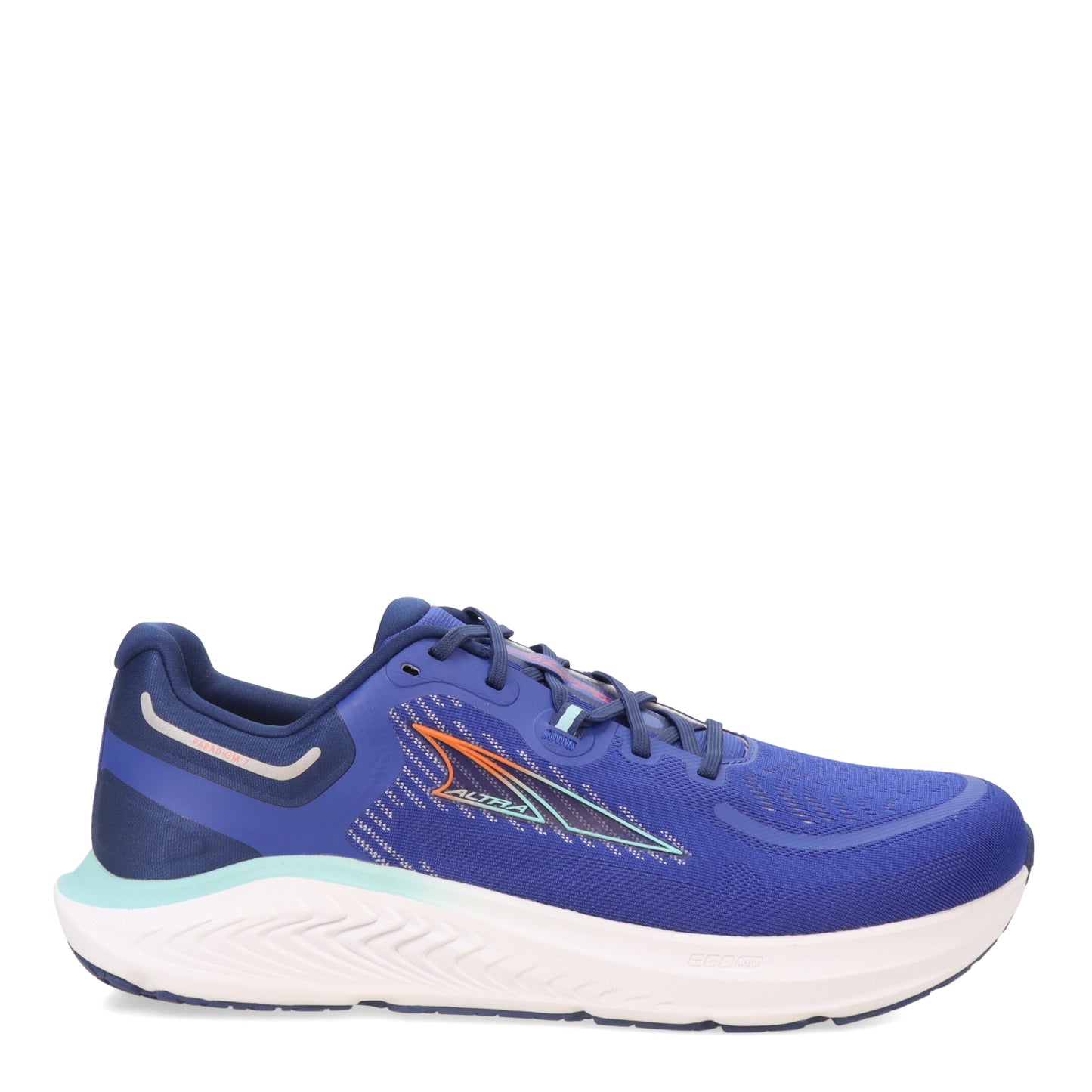 Peltz Shoes Men's Altra Paradigm 7 Running Shoe - Wide Width BLUE AL0A82CE-440