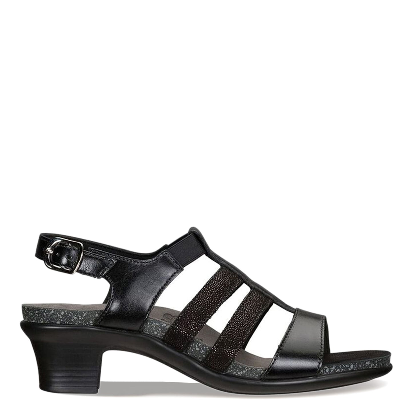 Peltz Shoes Women's SAS Allegro Sandal BLACK ALLEGRO BLACK