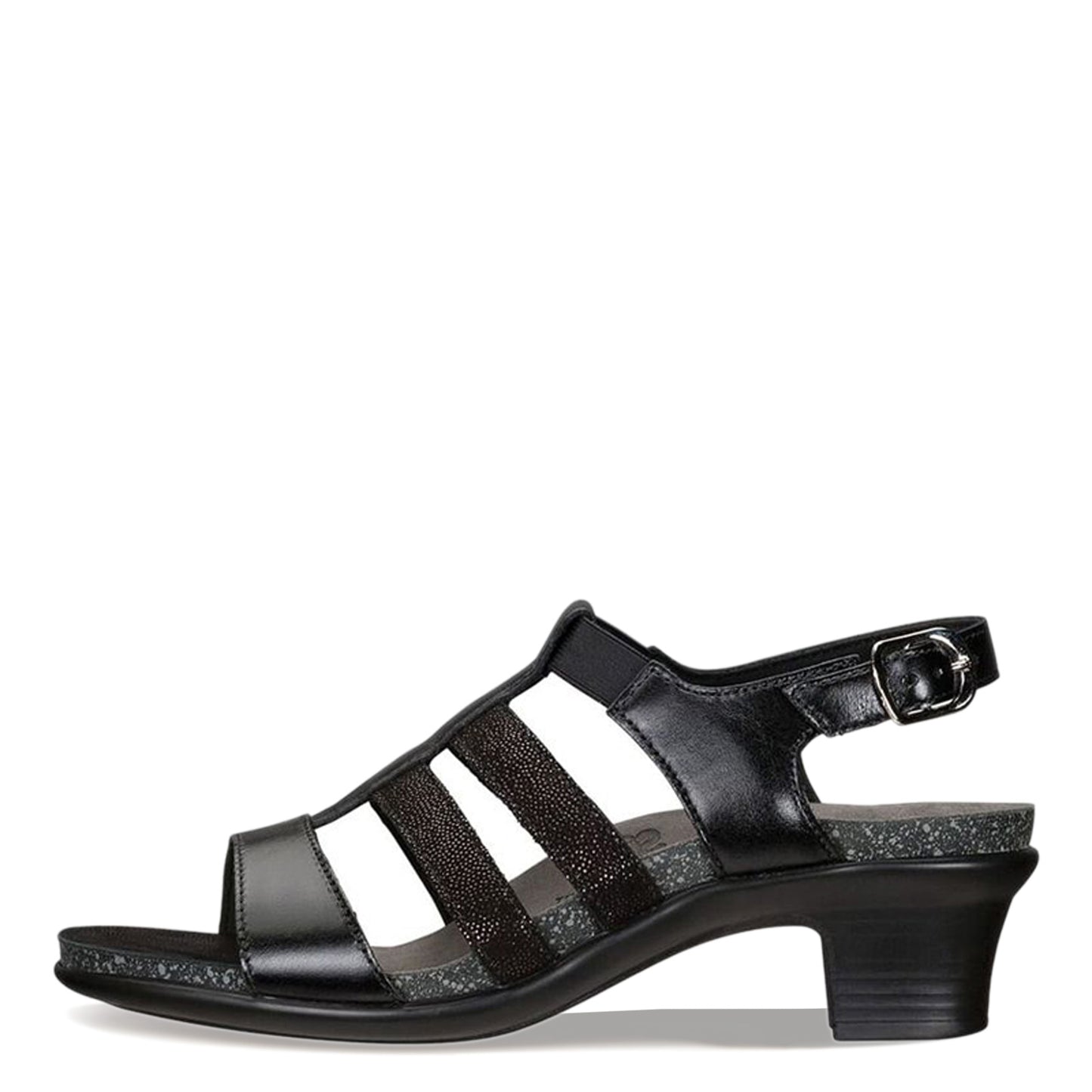Peltz Shoes Women's SAS Allegro Sandal BLACK ALLEGRO BLACK