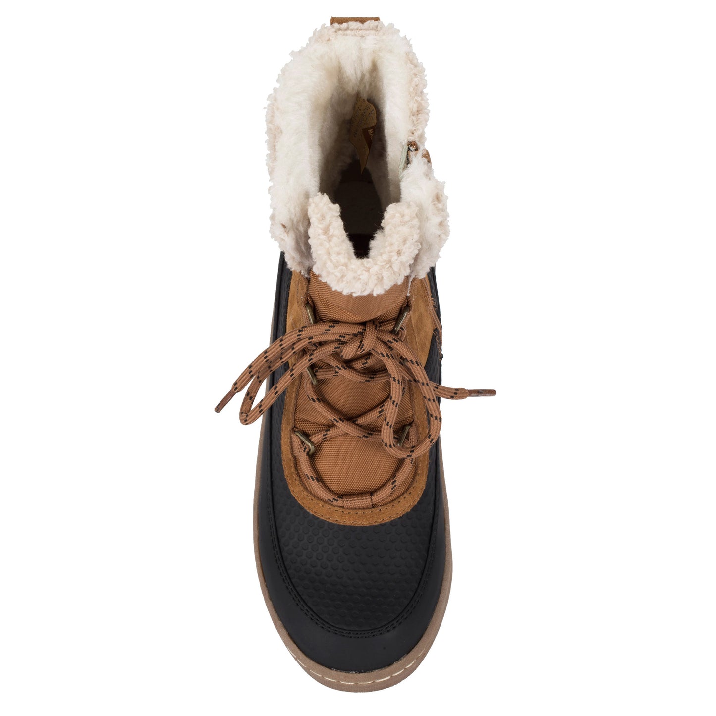 Peltz Shoes Women's Baretraps Alta Boot Cognac/Black ALTA-COGBK