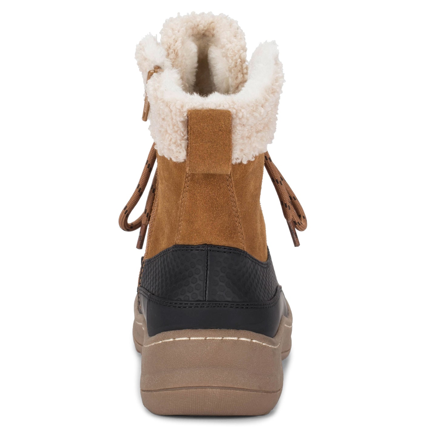 Peltz Shoes Women's Baretraps Alta Boot Cognac/Black ALTA-COGBK