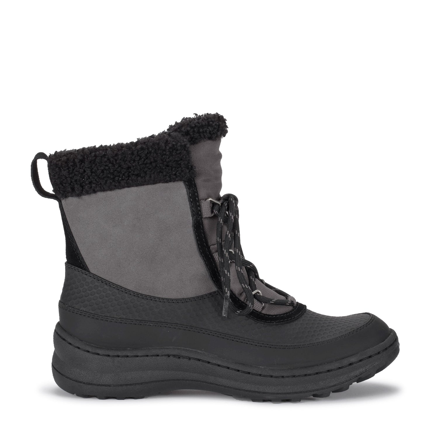Peltz Shoes Women's Baretraps Alta Boot Dark Grey/Black ALTA-GYBLK