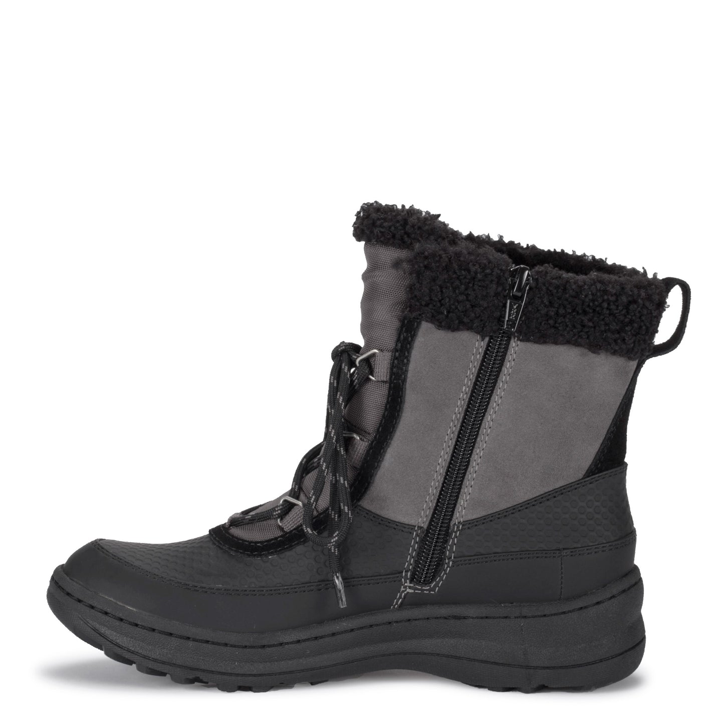 Peltz Shoes Women's Baretraps Alta Boot Dark Grey/Black ALTA-GYBLK