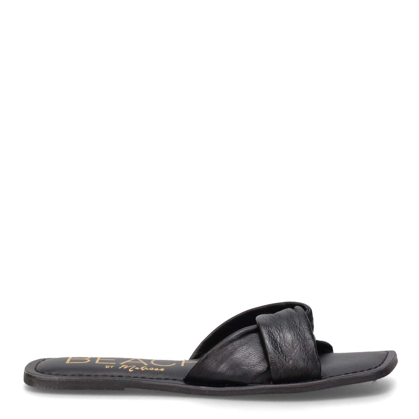 Peltz Shoes Women's Beach By Matisse Anchor Sandal BLACK ANCHOR-BLACK