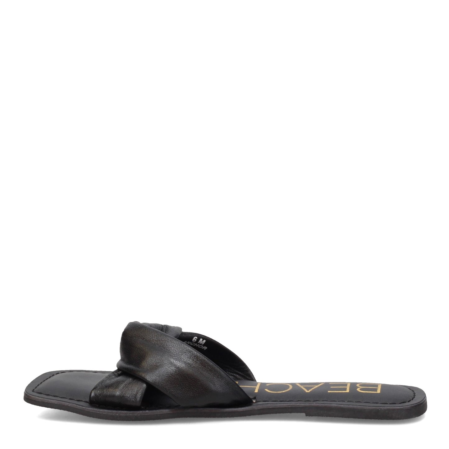 Peltz Shoes Women's Beach By Matisse Anchor Sandal BLACK ANCHOR-BLACK