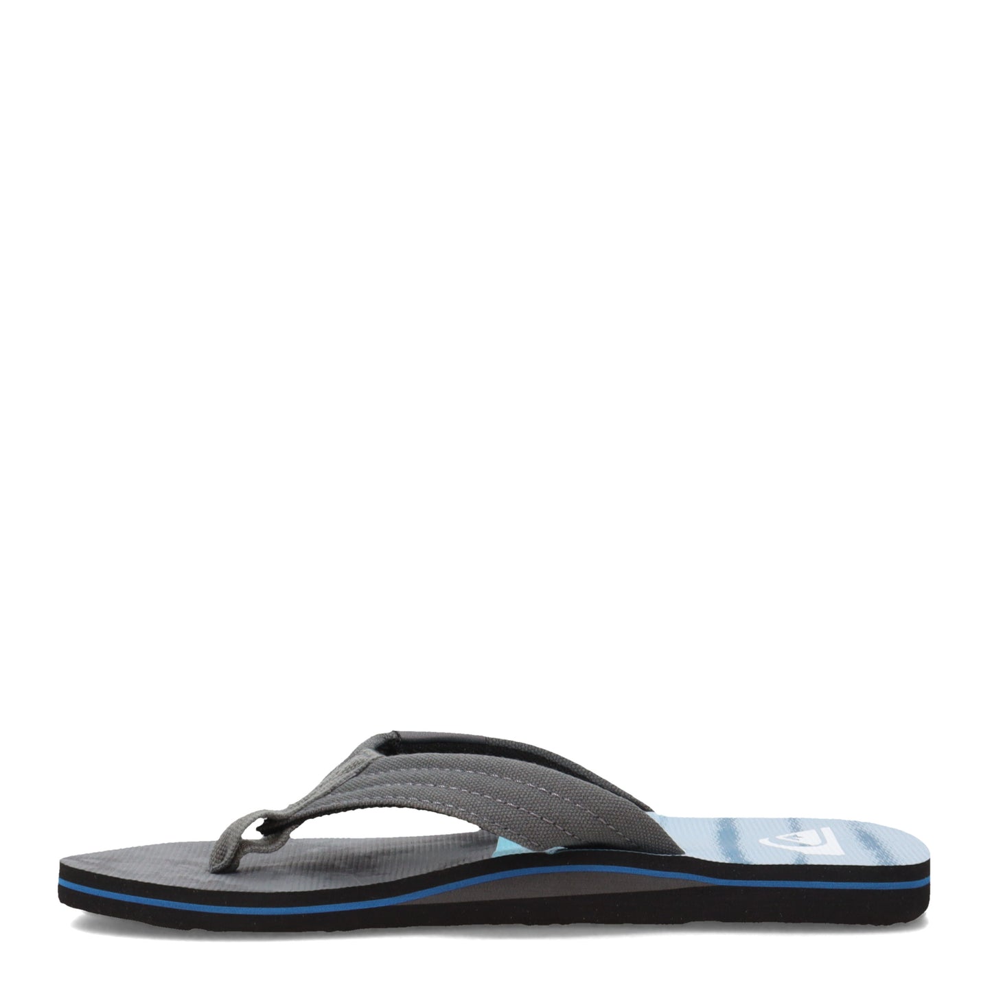 Peltz Shoes Men's Quiksilver Molokai Layback Sandal BLACK MULTI AQYL101241-KVJ3