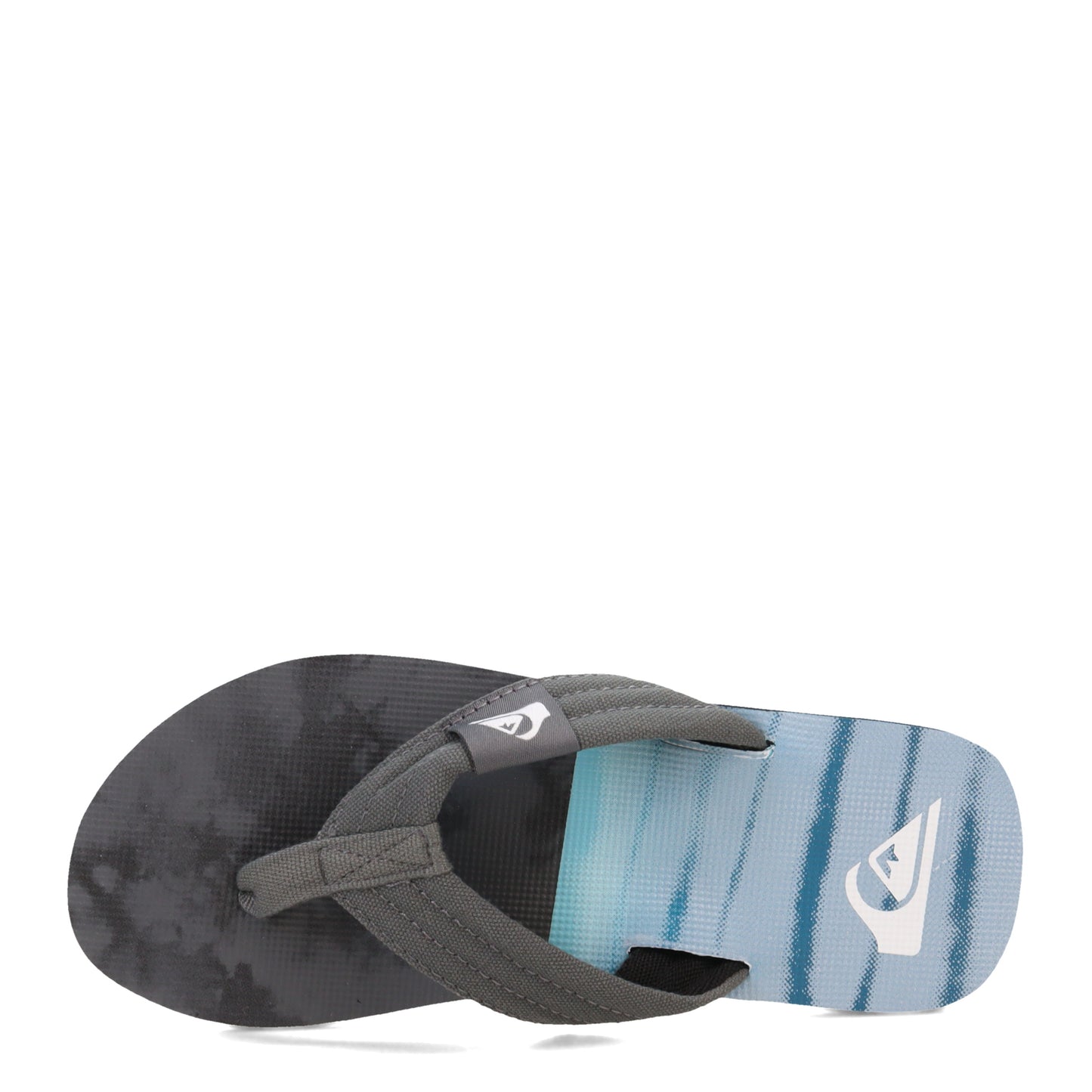 Peltz Shoes Men's Quiksilver Molokai Layback Sandal BLACK MULTI AQYL101241-KVJ3