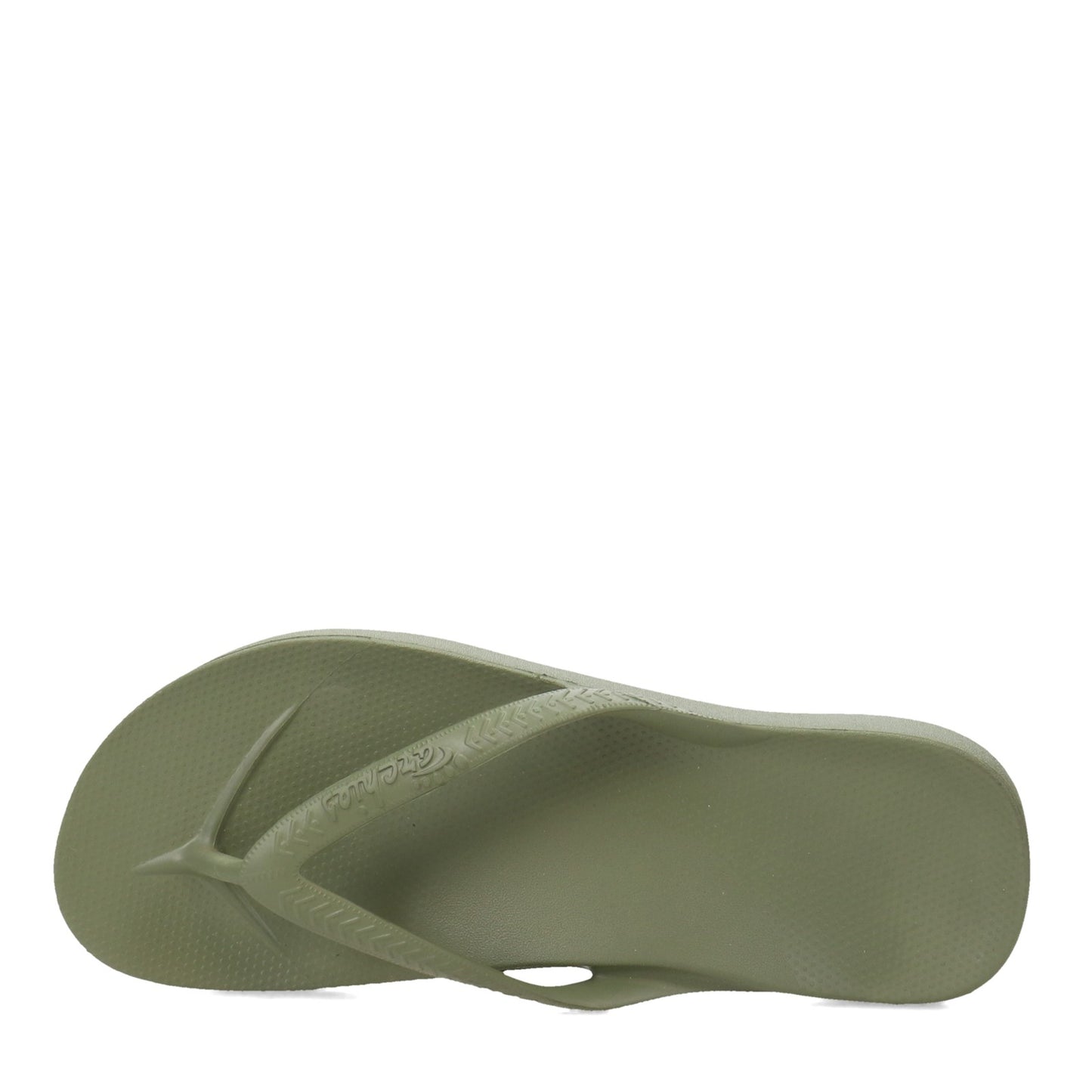 Peltz Shoes Unisex Archies Arch Support Flip Flop KHAKI ARCHFLIP-KHAKI