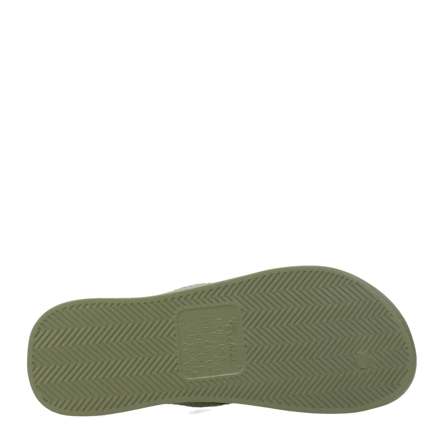 Peltz Shoes Unisex Archies Arch Support Flip Flop KHAKI ARCHFLIP-KHAKI
