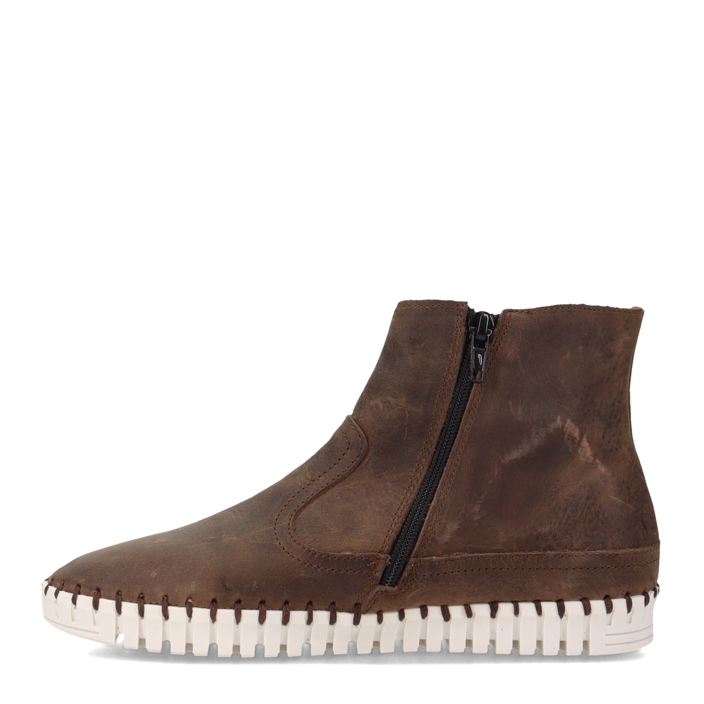 Peltz Shoes Women's Eric Michael Arena Boot CAFE ARENA-CAFE