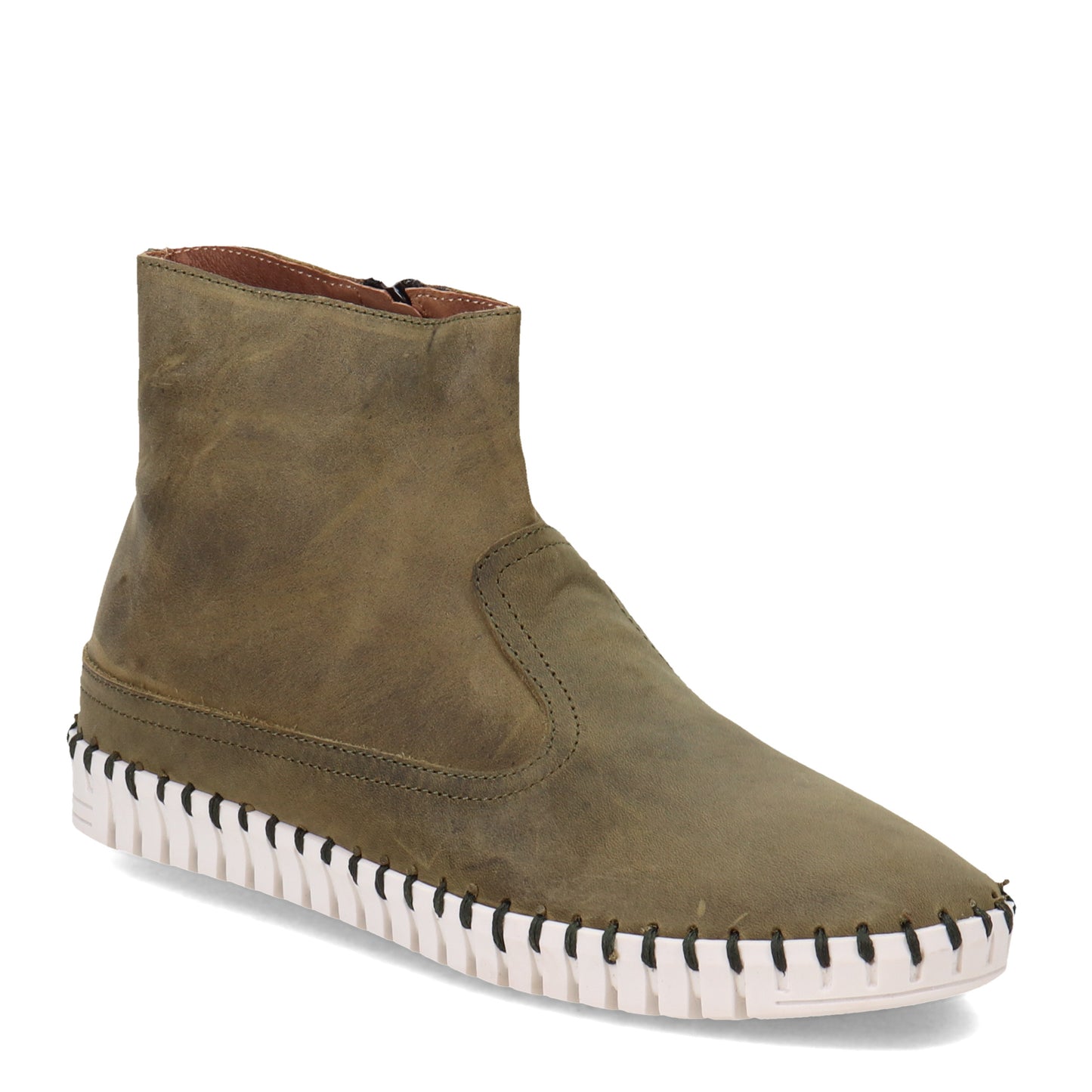Peltz Shoes Women's Eric Michael Arena Boot KHAKI ARENA-KHAKI