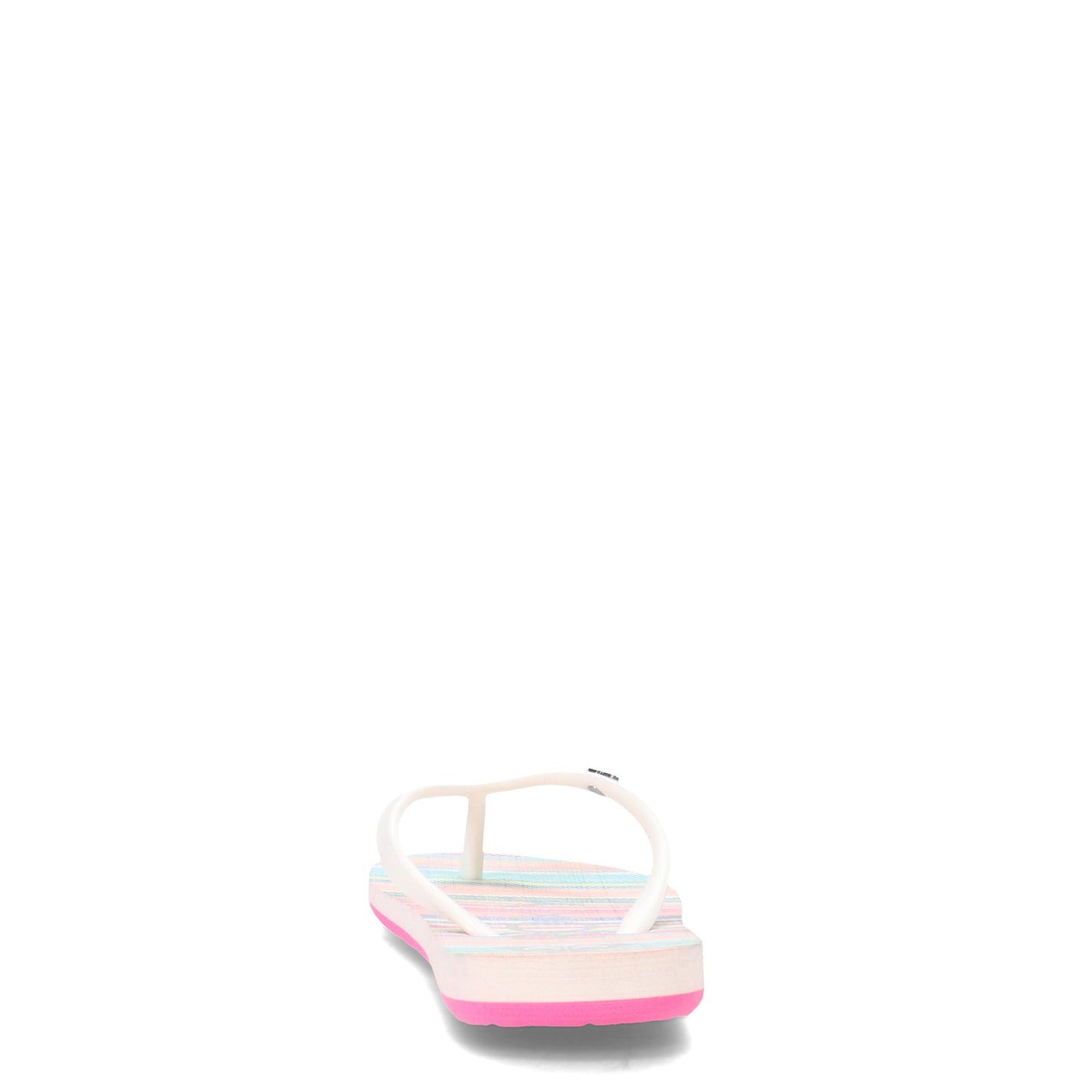 Peltz Shoes Girl's Roxy RG Pebbles VII Sandal - Little Kid & Big Kid WHITE MULTI STRIPE ARGL100264-MUL