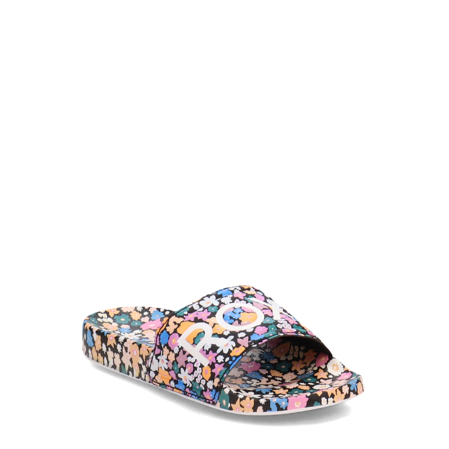 Peltz Shoes Girl's Roxy Slippy Sandal - Little Kid & Big Kid BLACK ARGL100344-1BF