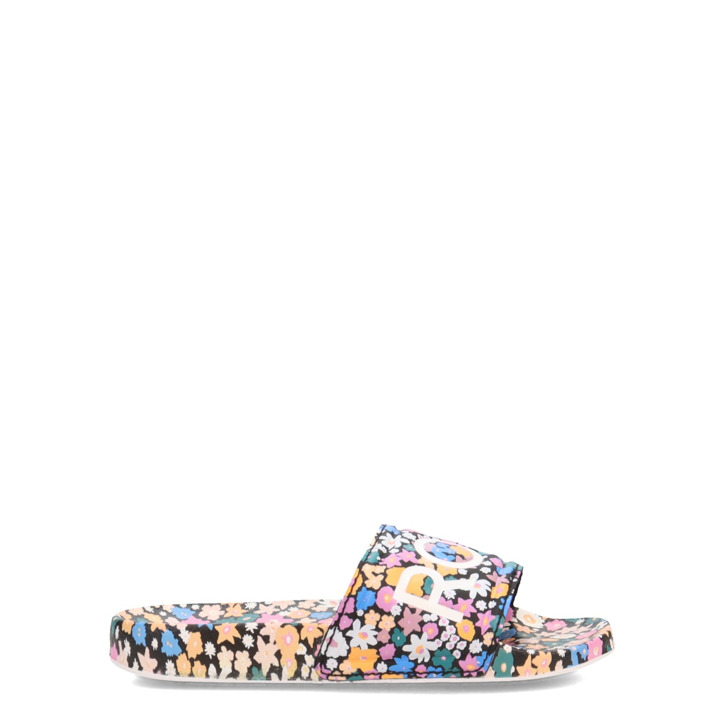 Peltz Shoes Girl's Roxy Slippy Sandal - Little Kid & Big Kid BLACK ARGL100344-1BF