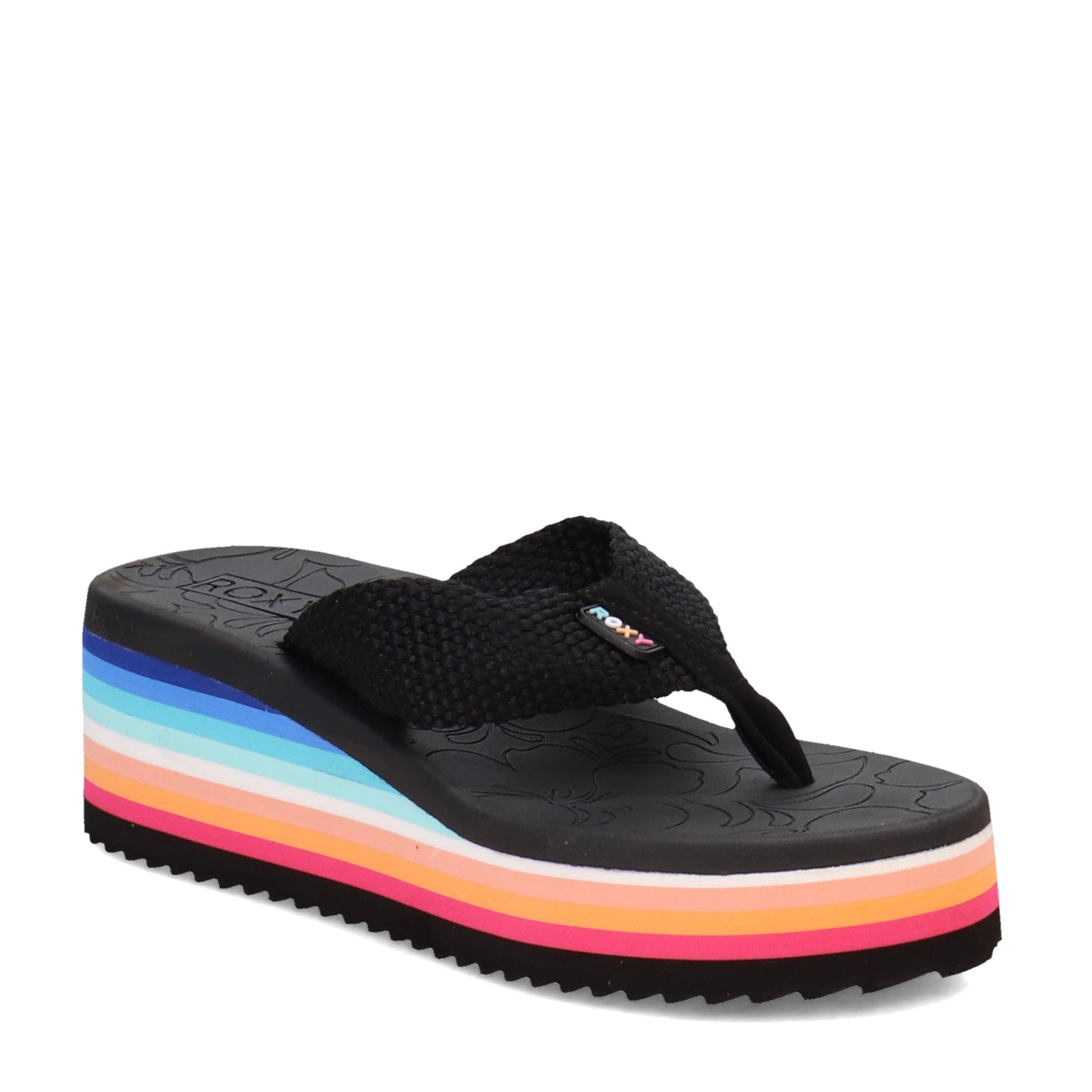 Peltz Shoes Women's Roxy Kallie II Sandal MULTI FABRIC ARJL101073-MLT