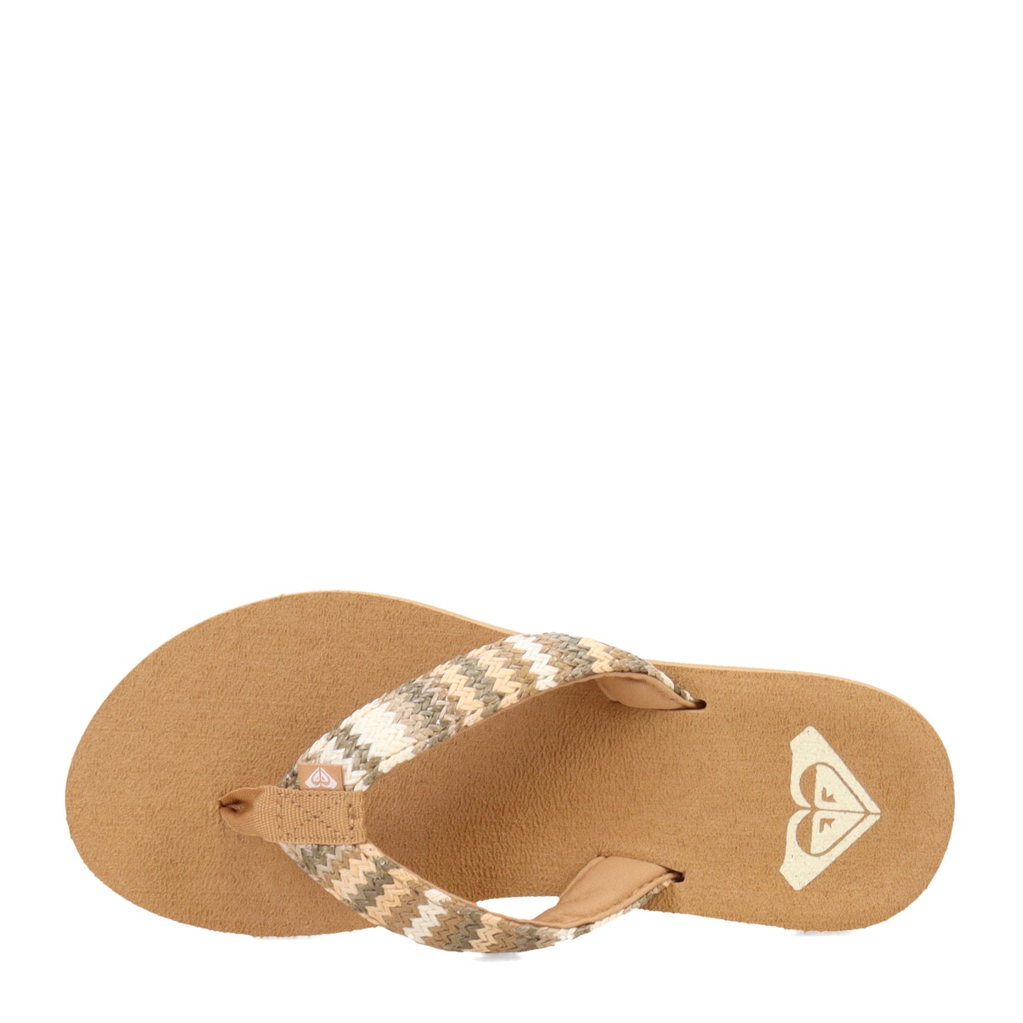 Peltz Shoes Women's Roxy Porto Sandal FALL LEAF MULTI ARJL101092-FMU