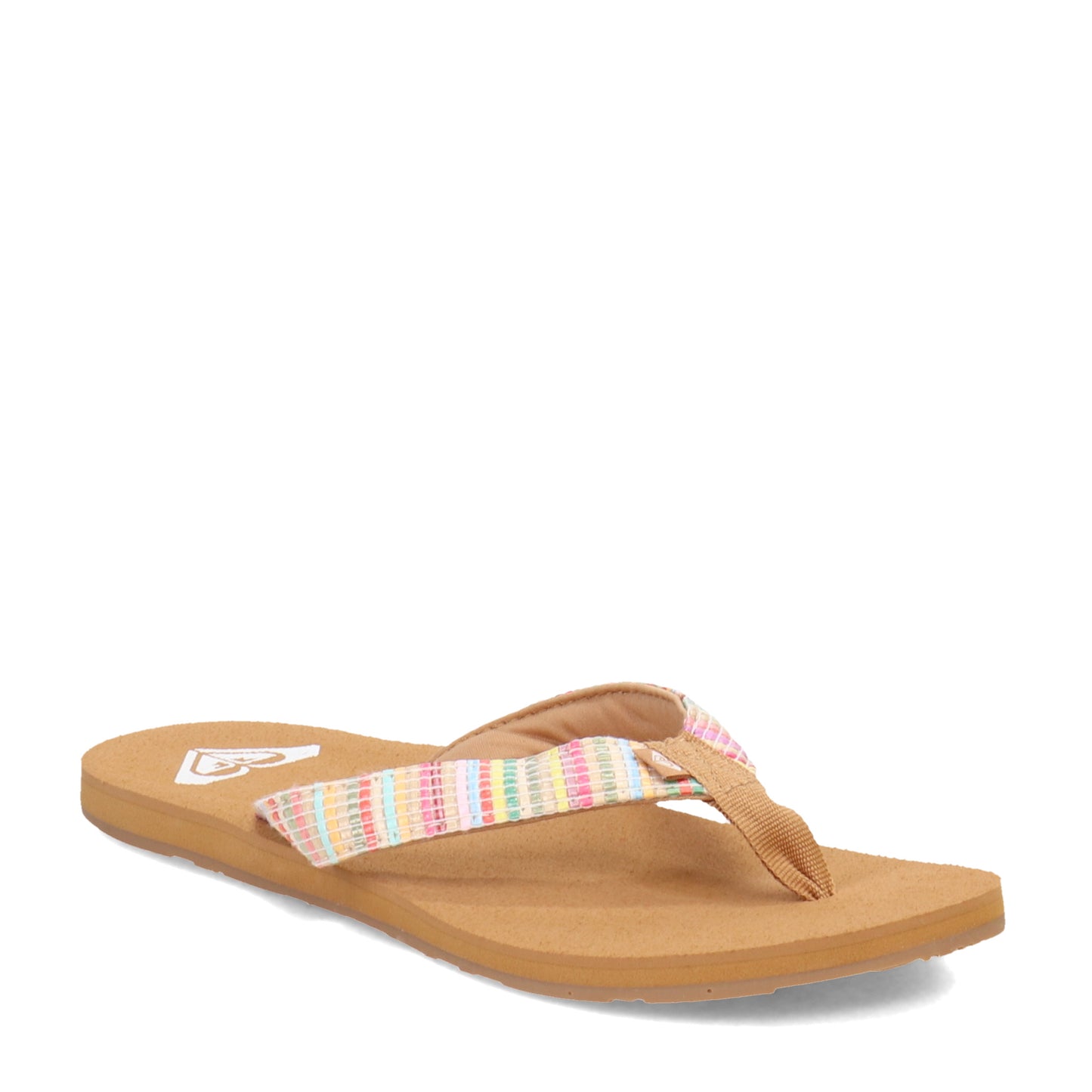 Peltz Shoes Women's Roxy Porto Sandal MULTI ARJL101092-MLT