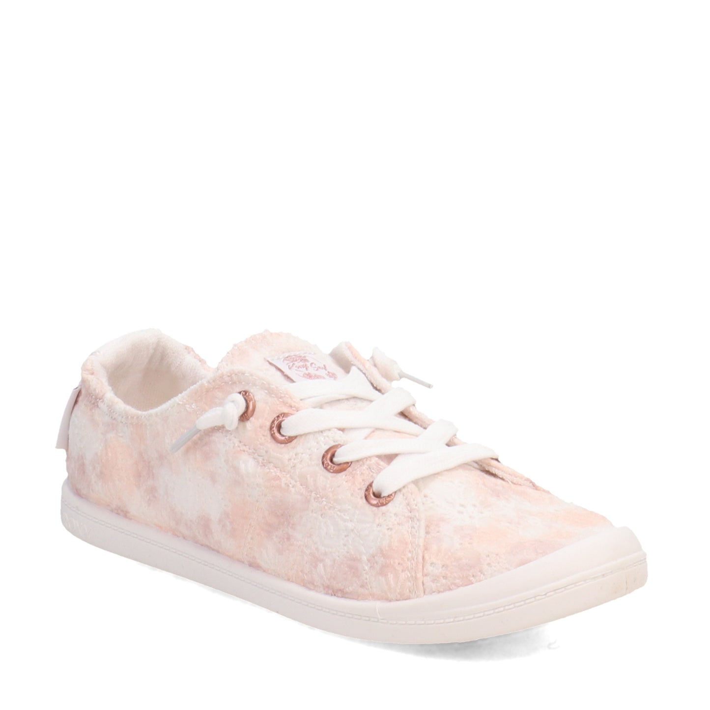 Peltz Shoes Women's Roxy Bayshore Sneaker BLUSH ARJS600418-BSH