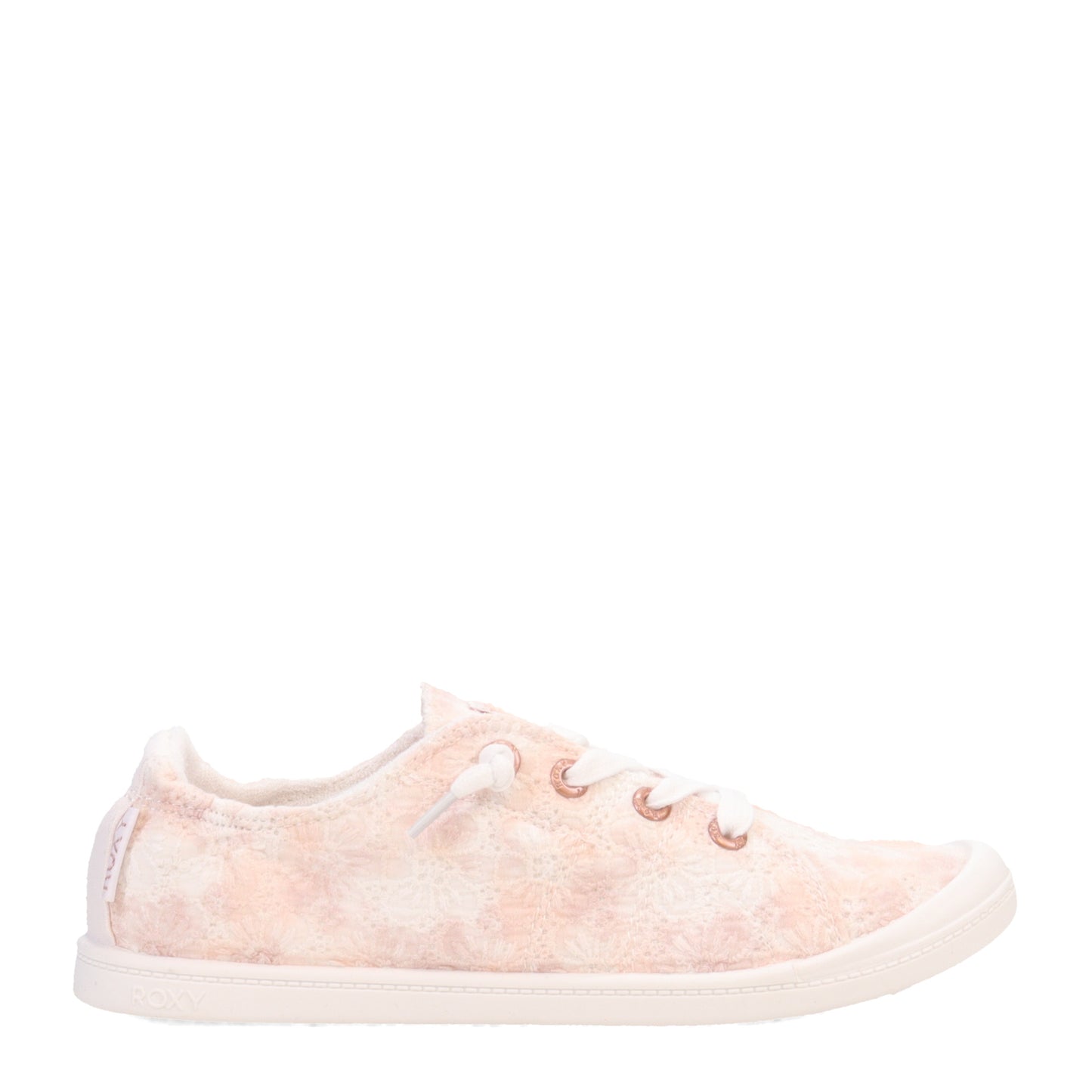 Peltz Shoes Women's Roxy Bayshore Sneaker BLUSH ARJS600418-BSH