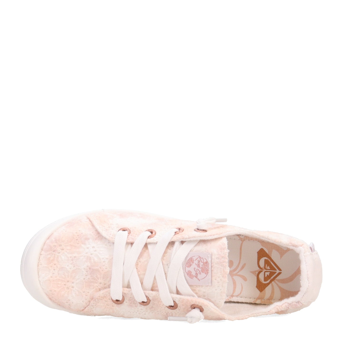 Peltz Shoes Women's Roxy Bayshore Sneaker BLUSH ARJS600418-BSH
