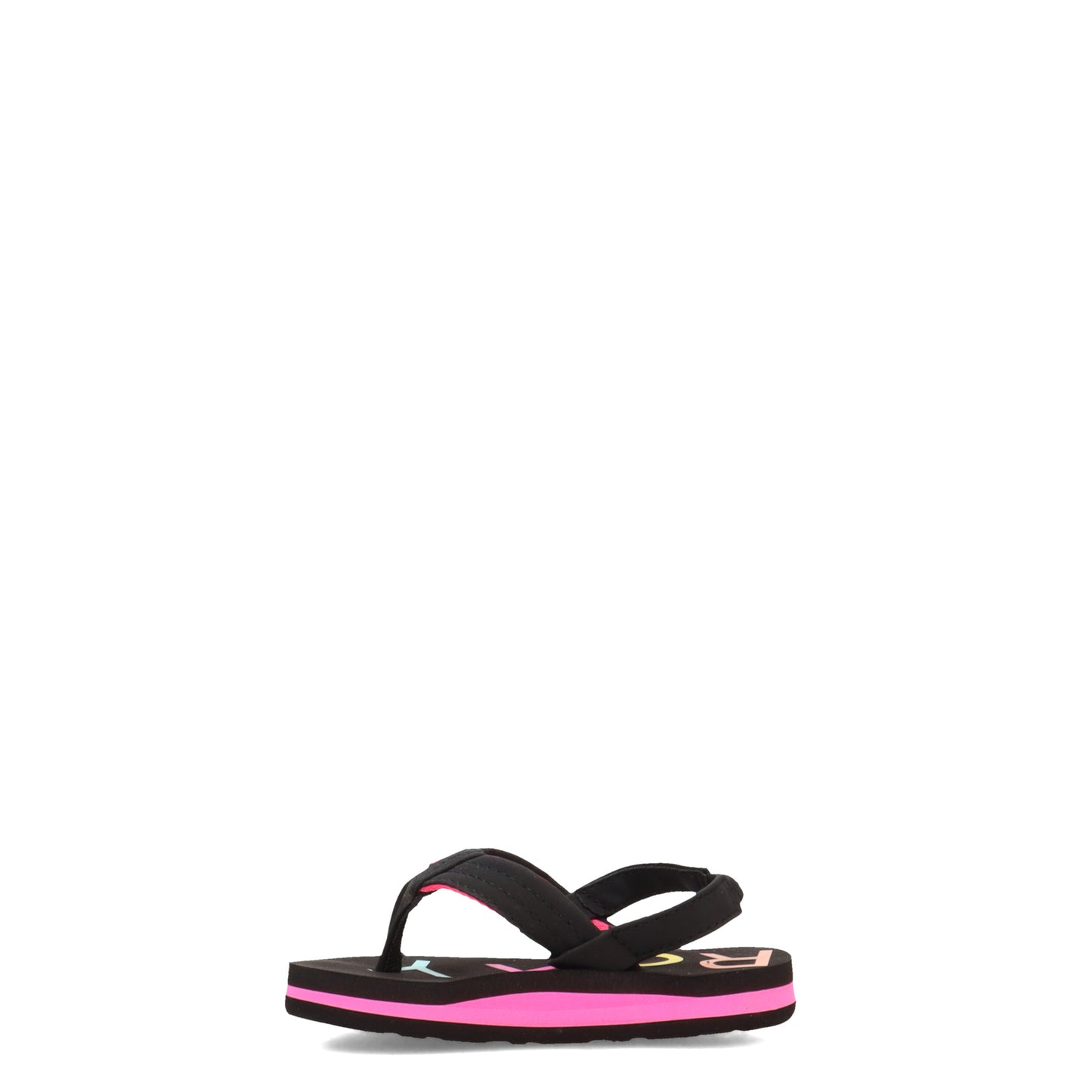 Peltz Shoes Girls Roxy Vista III Sandal - Toddler BLACK AROL100013-BLK
