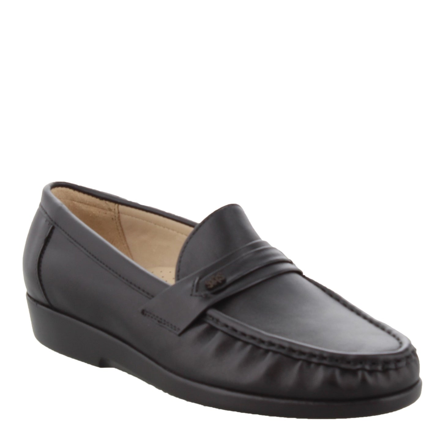 Peltz Shoes Men's SAS Ace Loafer BLACK ACE BLACK