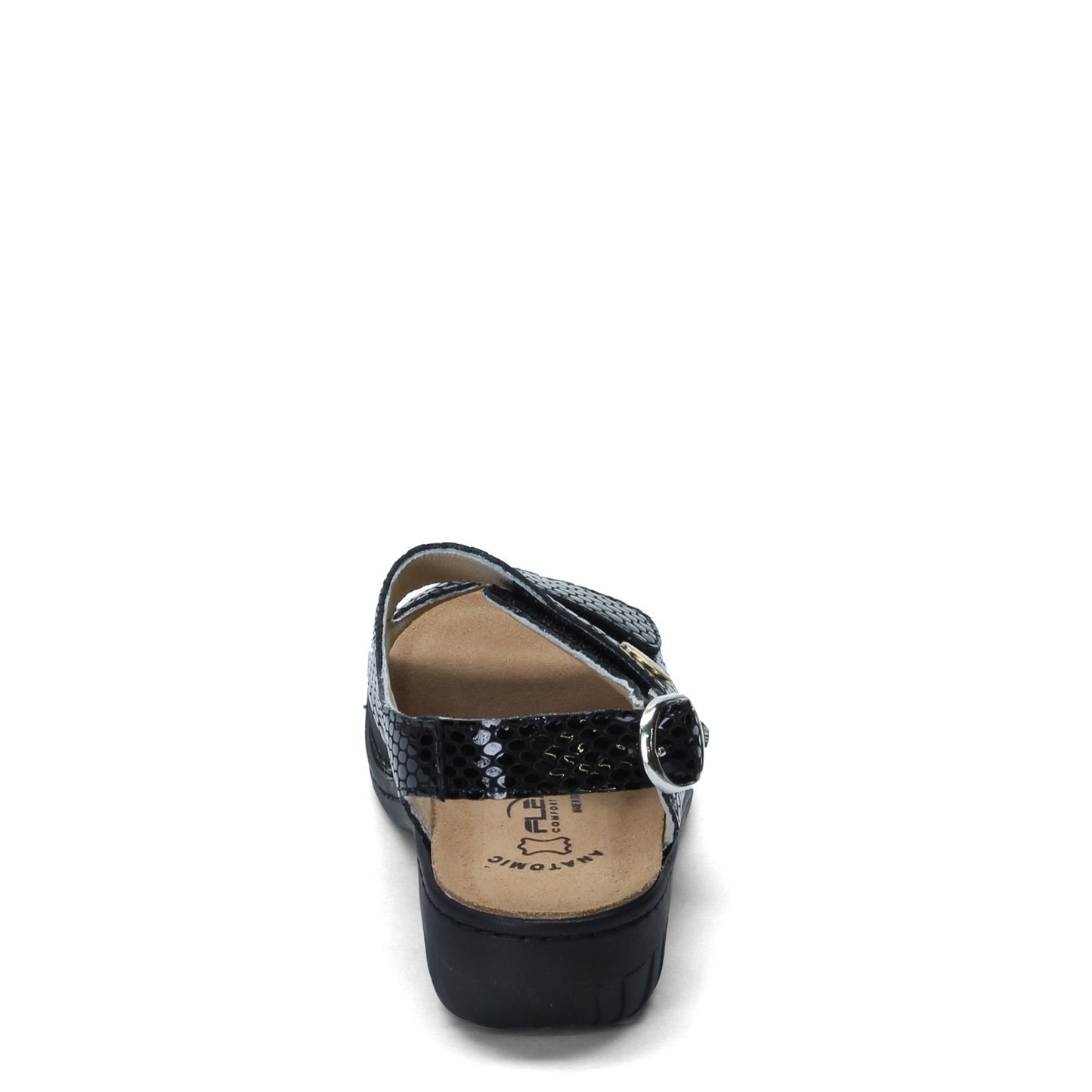Peltz Shoes Women's Flexus Aksamala Sandal Black AKSAMALA-BP