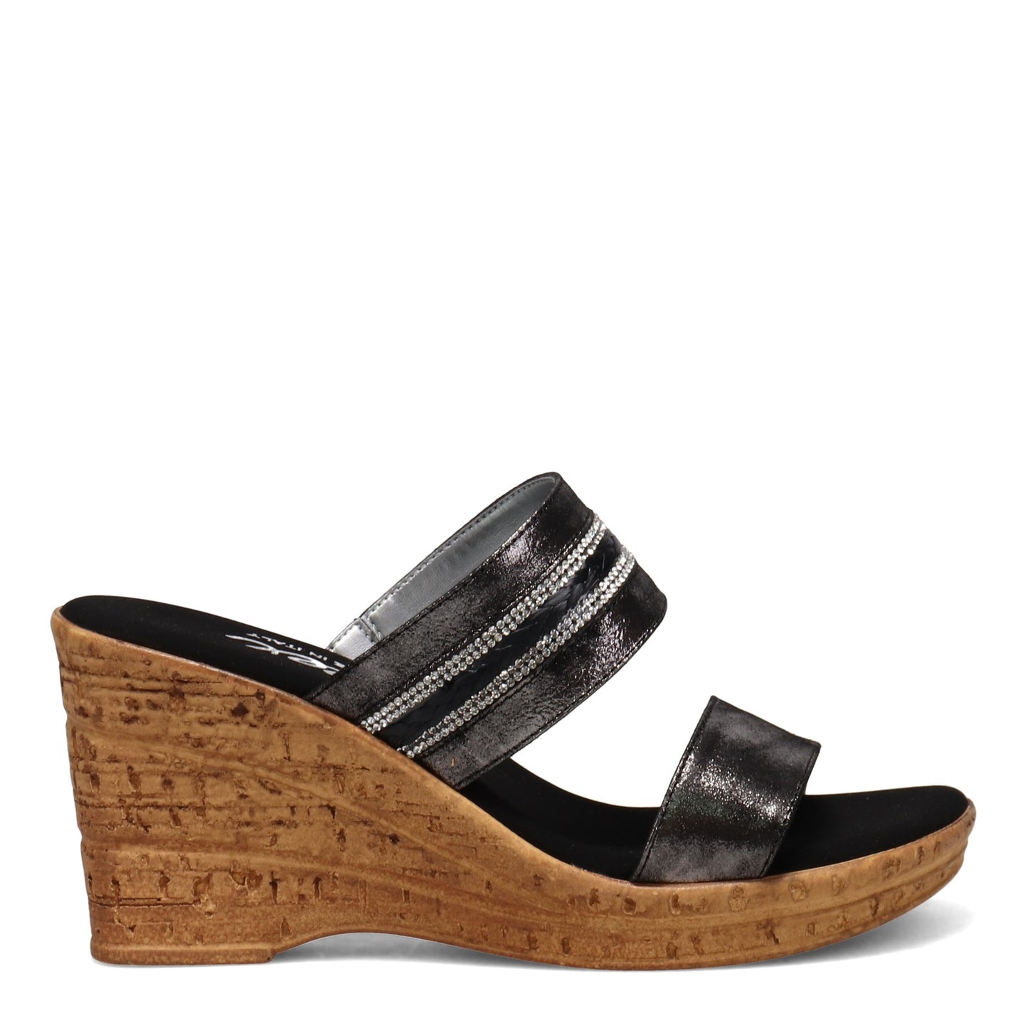 Peltz Shoes Women's Onex Amellia Sandal BLACK AMELLIA-S BLACK