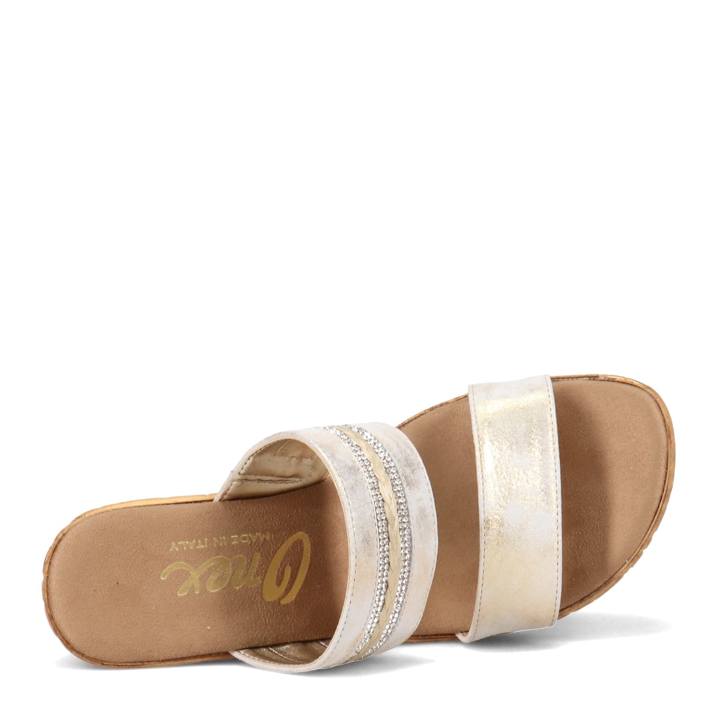 Peltz Shoes Women's Onex Amellia Sandal PLATINUM AMELLIA-S PLAT