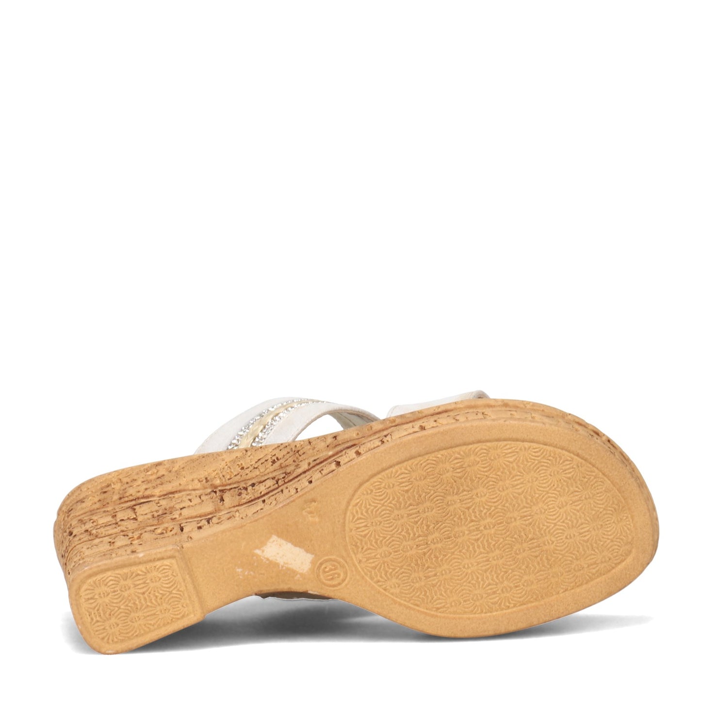 Peltz Shoes Women's Onex Amellia Sandal PLATINUM AMELLIA-S PLAT