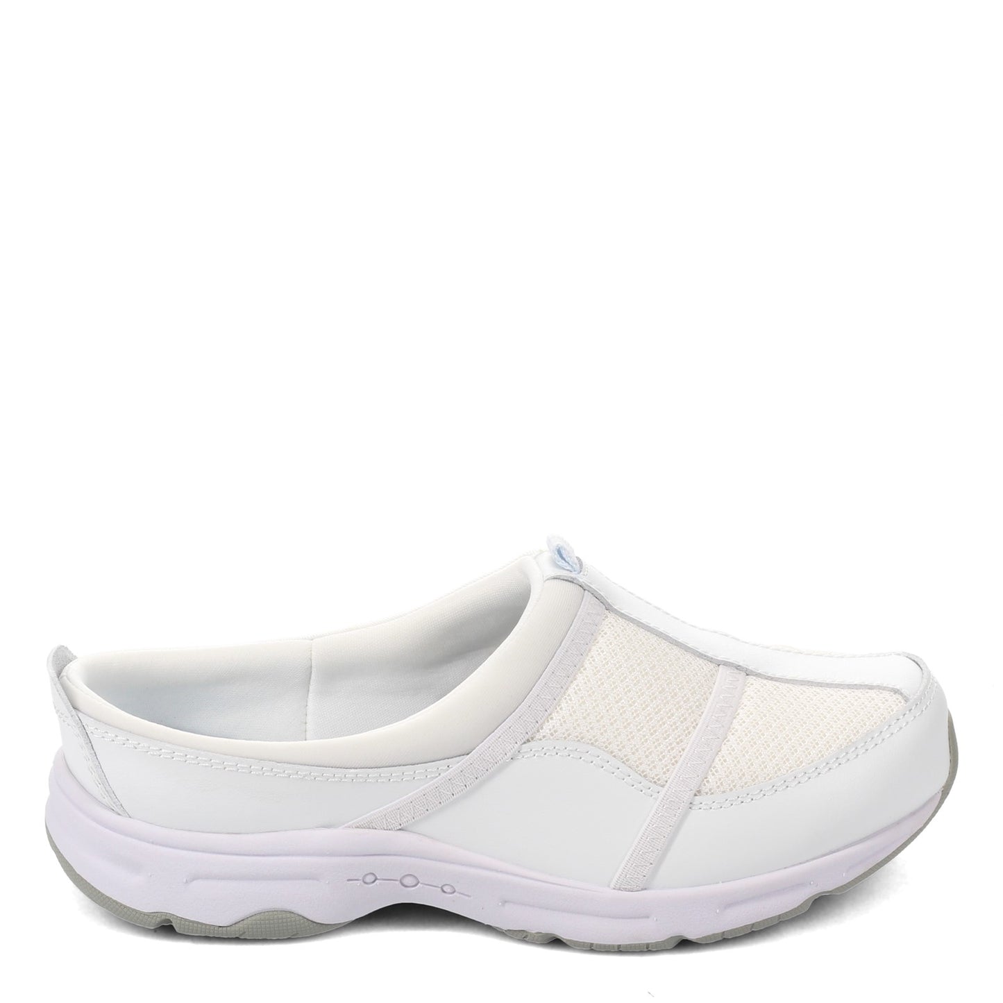 Peltz Shoes Women's Easy Spirit Argyle Clog WHITE ARGYLE-100