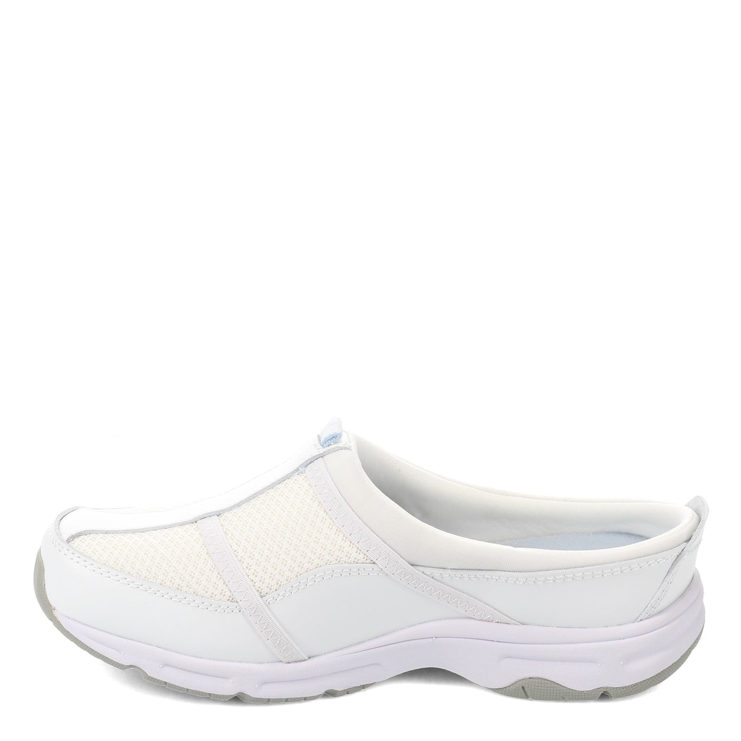 Peltz Shoes Women's Easy Spirit Argyle Clog WHITE ARGYLE-100