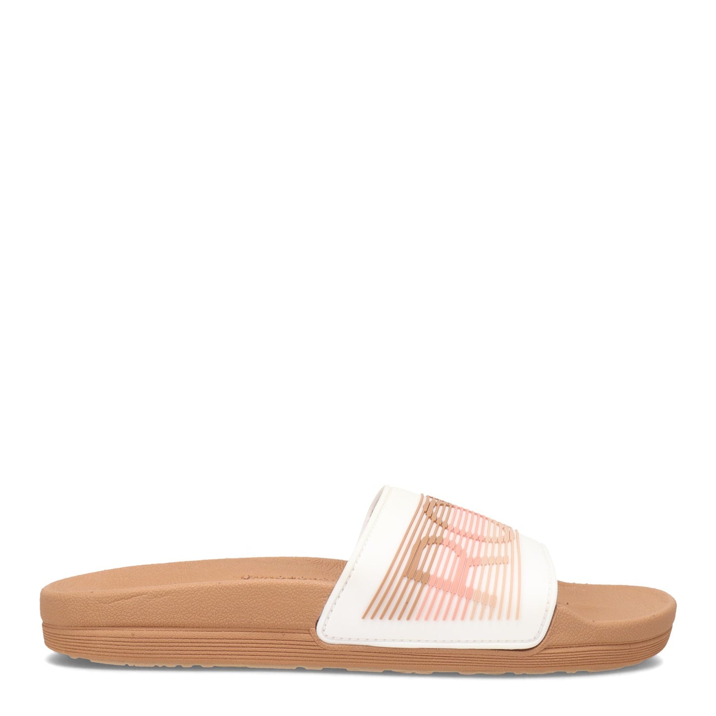 Peltz Shoes Women's Roxy Slippy LX Sandal TAN ARJL100977-TAN
