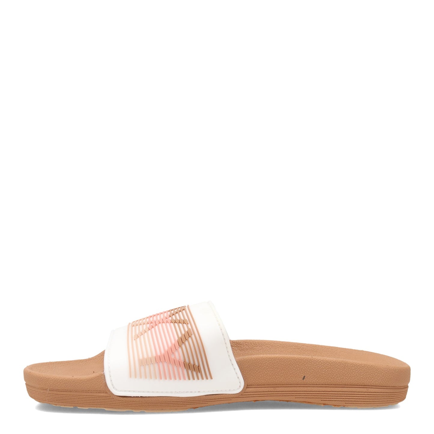 Peltz Shoes Women's Roxy Slippy LX Sandal TAN ARJL100977-TAN