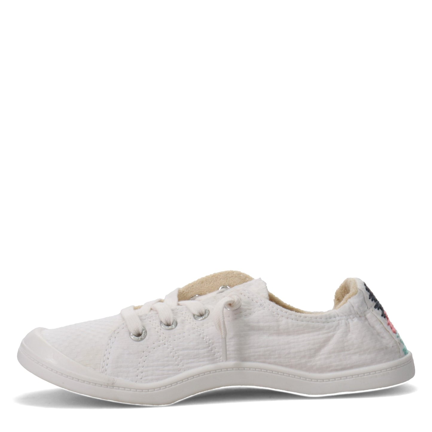 Peltz Shoes Women's Roxy Bayshore Sneaker WHITE ARJS600418-WHT
