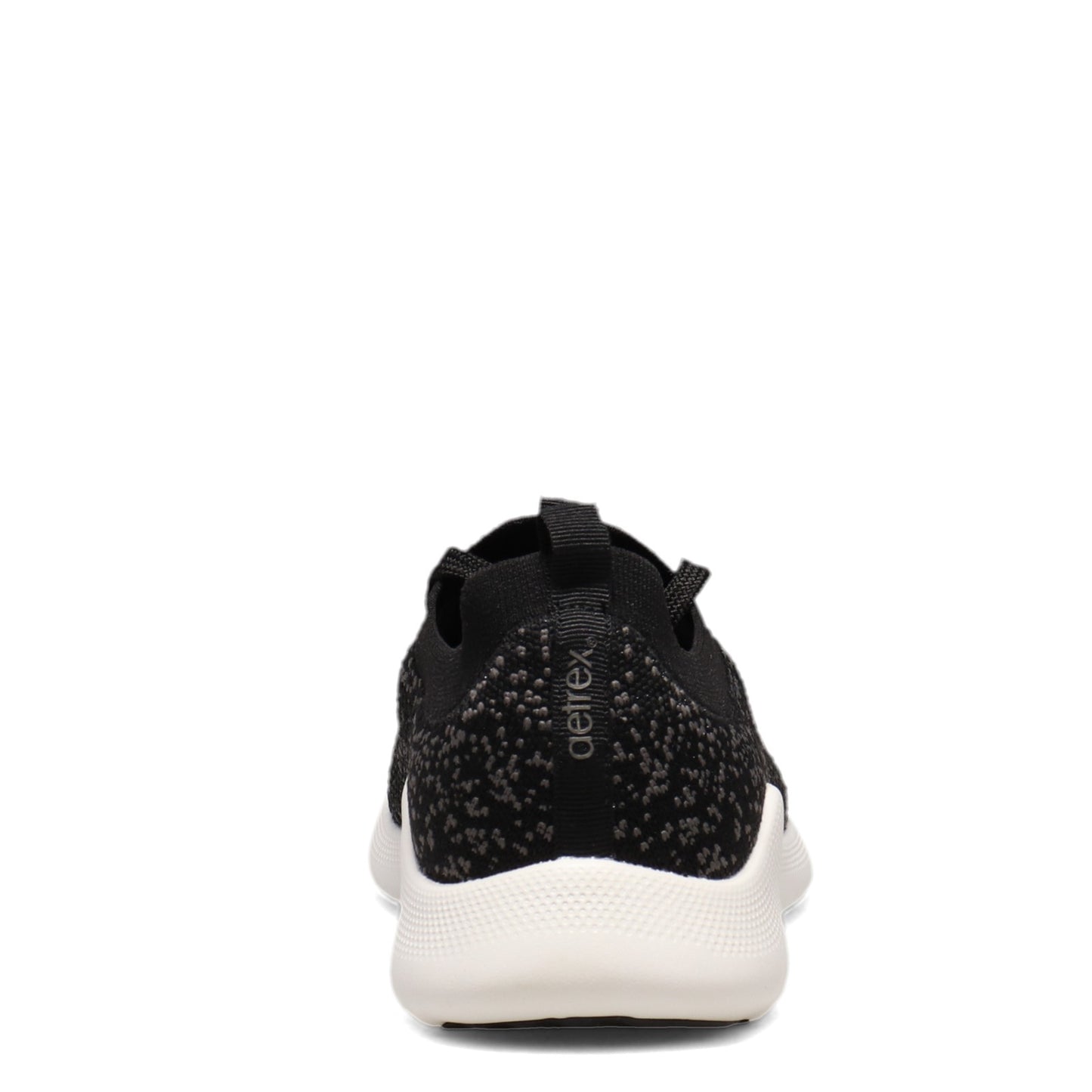 Peltz Shoes Women's Aetrex Carly Sneaker BLACK AS100-BLACK