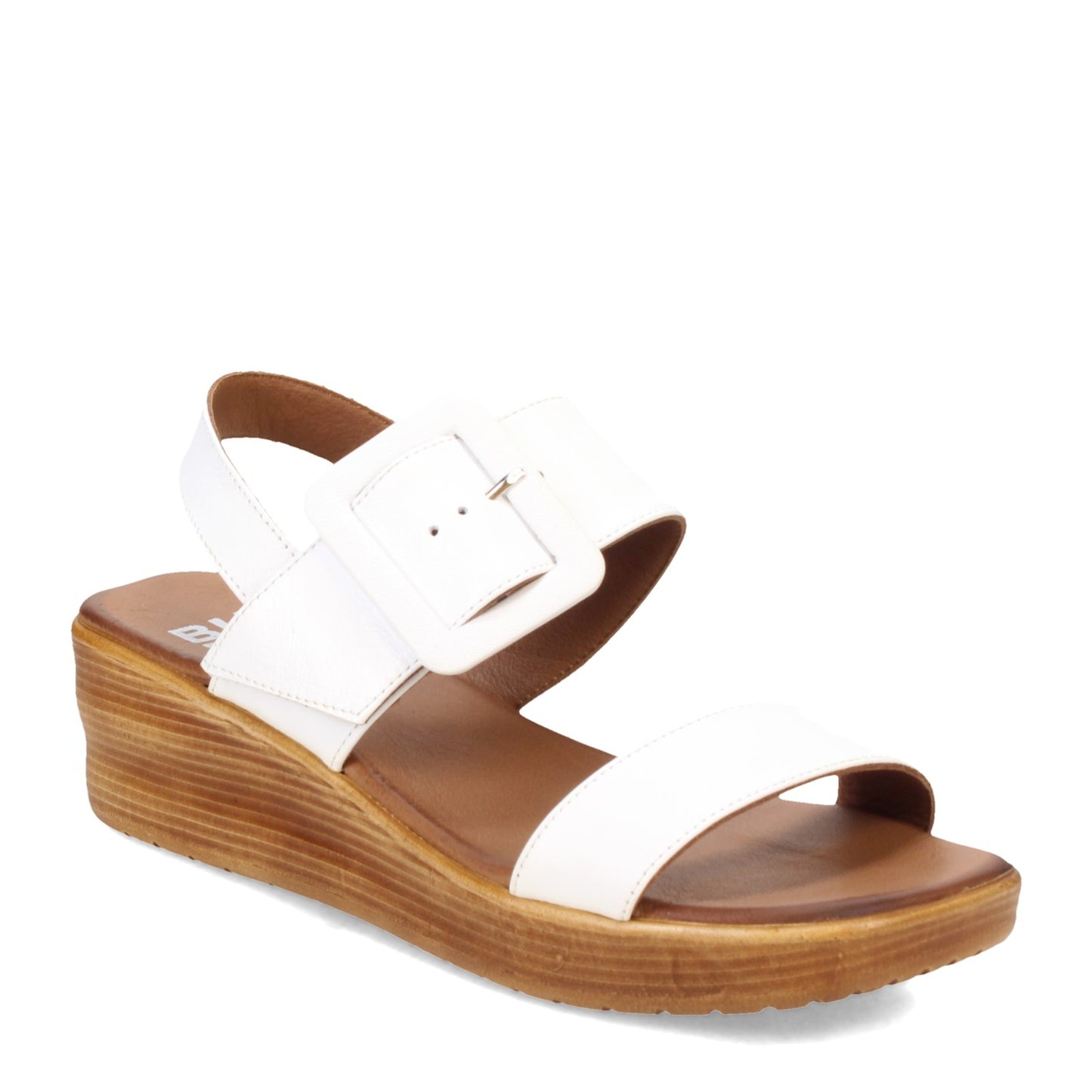 Peltz Shoes Women's Bueno Marcia Sandal WHITE B2232-100