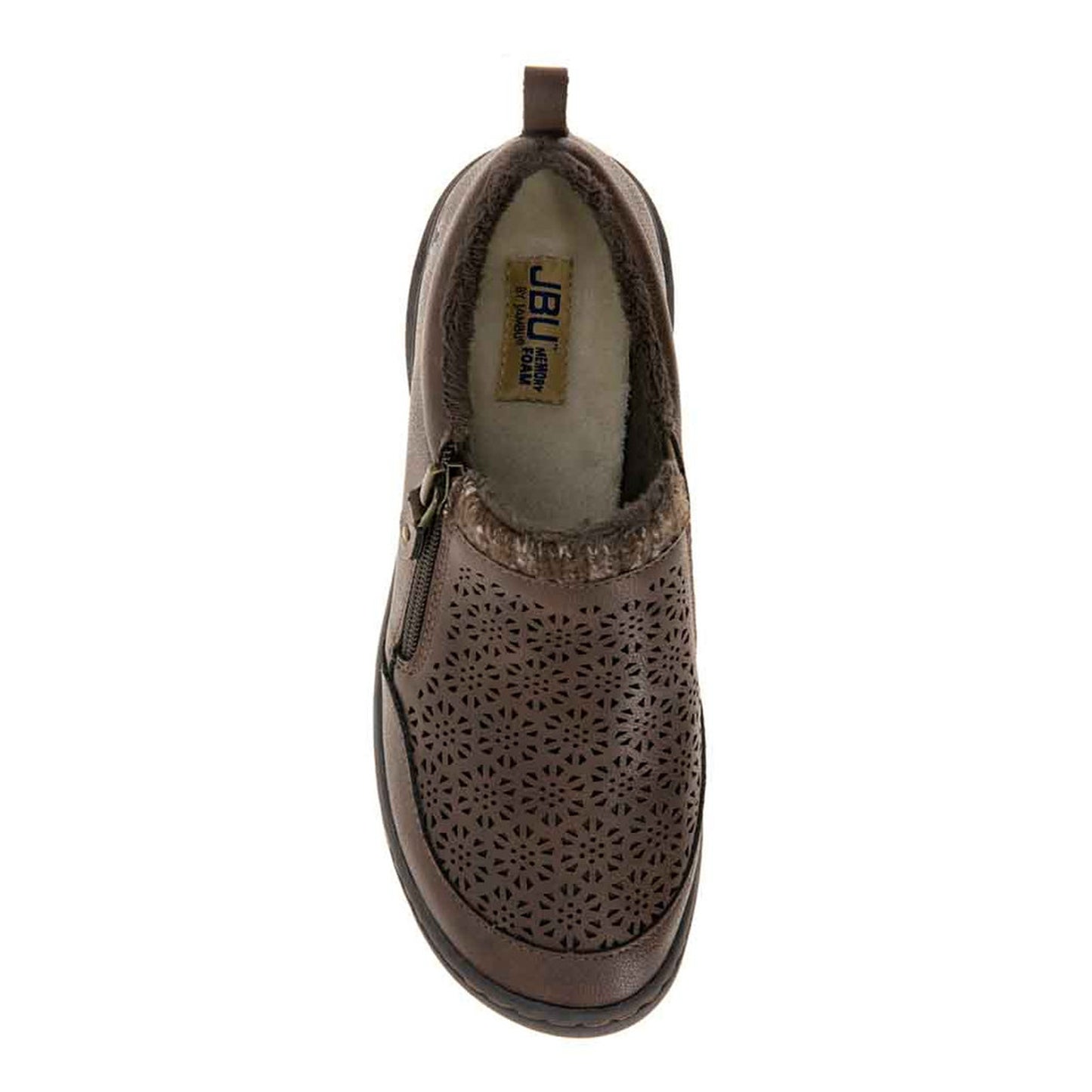 Peltz Shoes Women's JBU by Jambu Amber Slip-On Brown B2AMB34