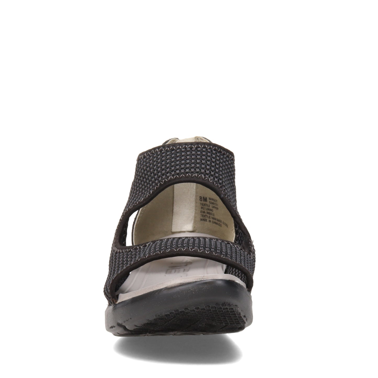 Peltz Shoes Women's JBU by Jambu Margot Sandal Black Snake B2MRT01