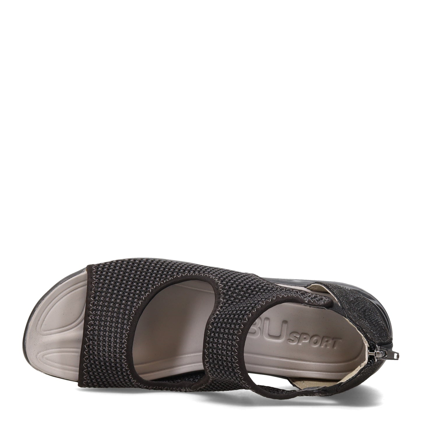 Peltz Shoes Women's JBU by Jambu Margot Sandal Black Snake B2MRT01