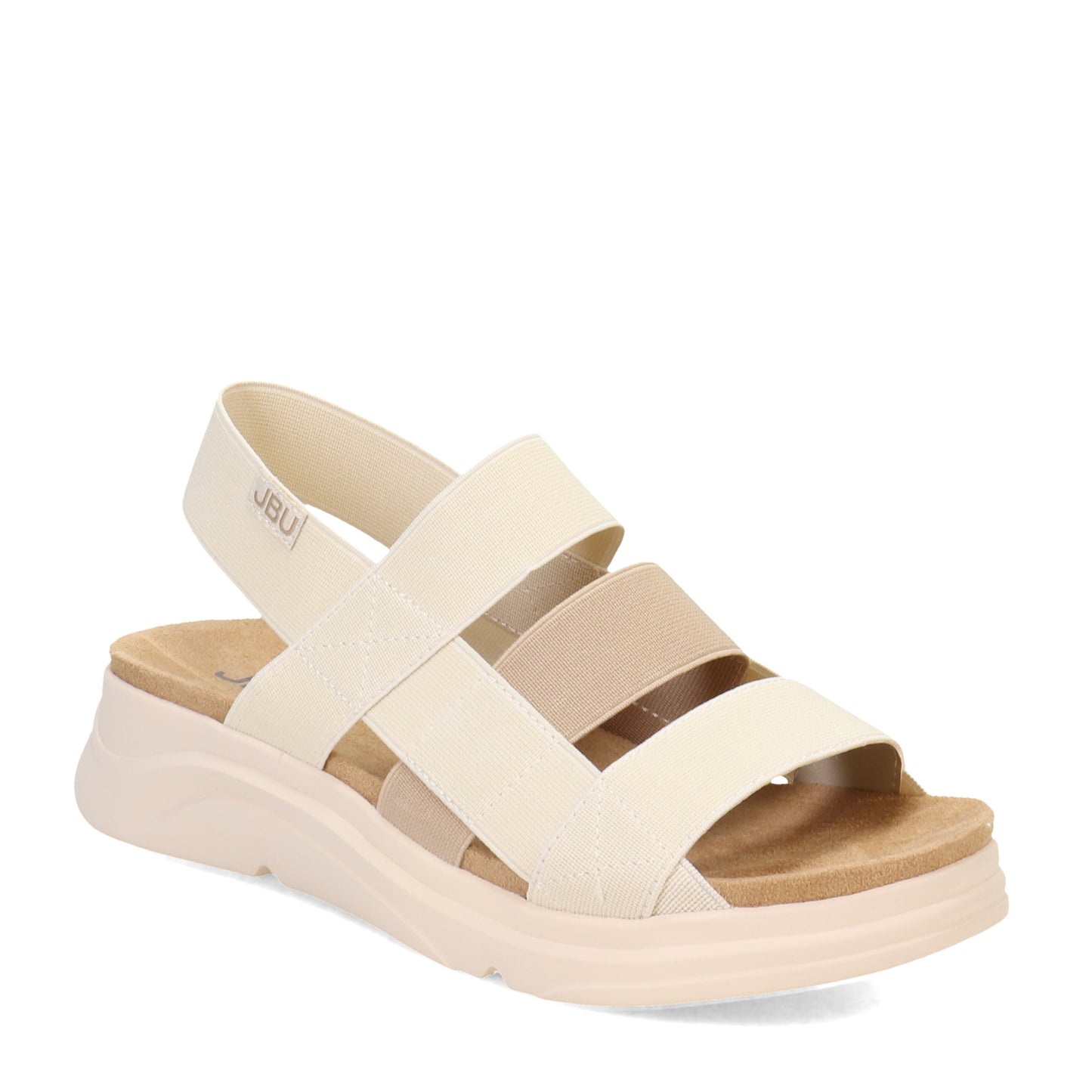 Peltz Shoes Women's JBU by Jambu Ava Sandal Cream B3AVA53