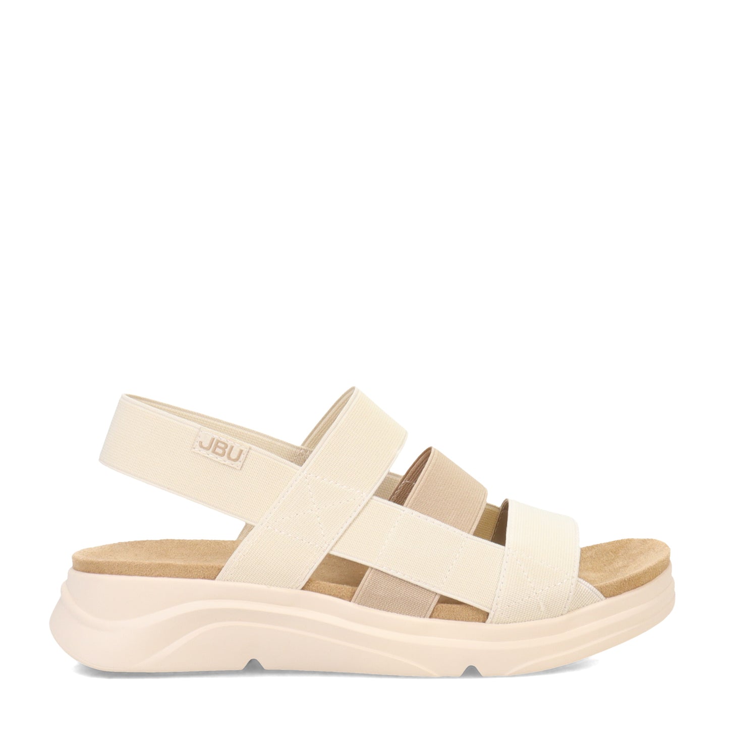 Peltz Shoes Women's JBU by Jambu Ava Sandal Cream B3AVA53