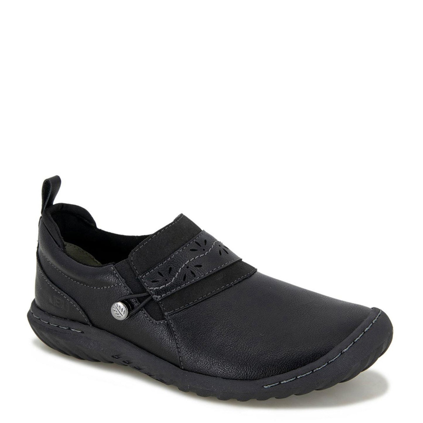 Peltz Shoes Women's Jambu Fern Slip-On Black B3FER01
