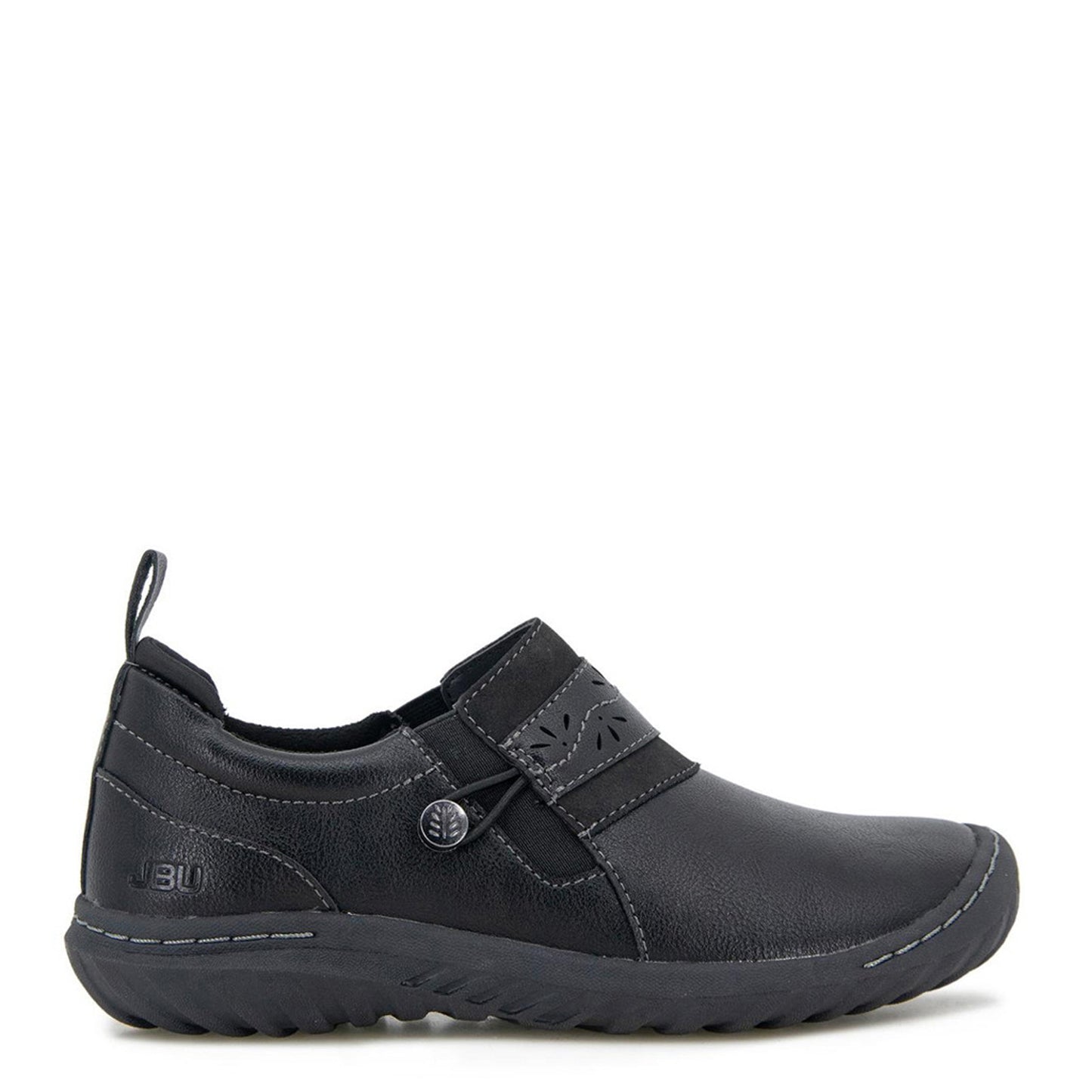 Peltz Shoes Women's Jambu Fern Slip-On Black B3FER01