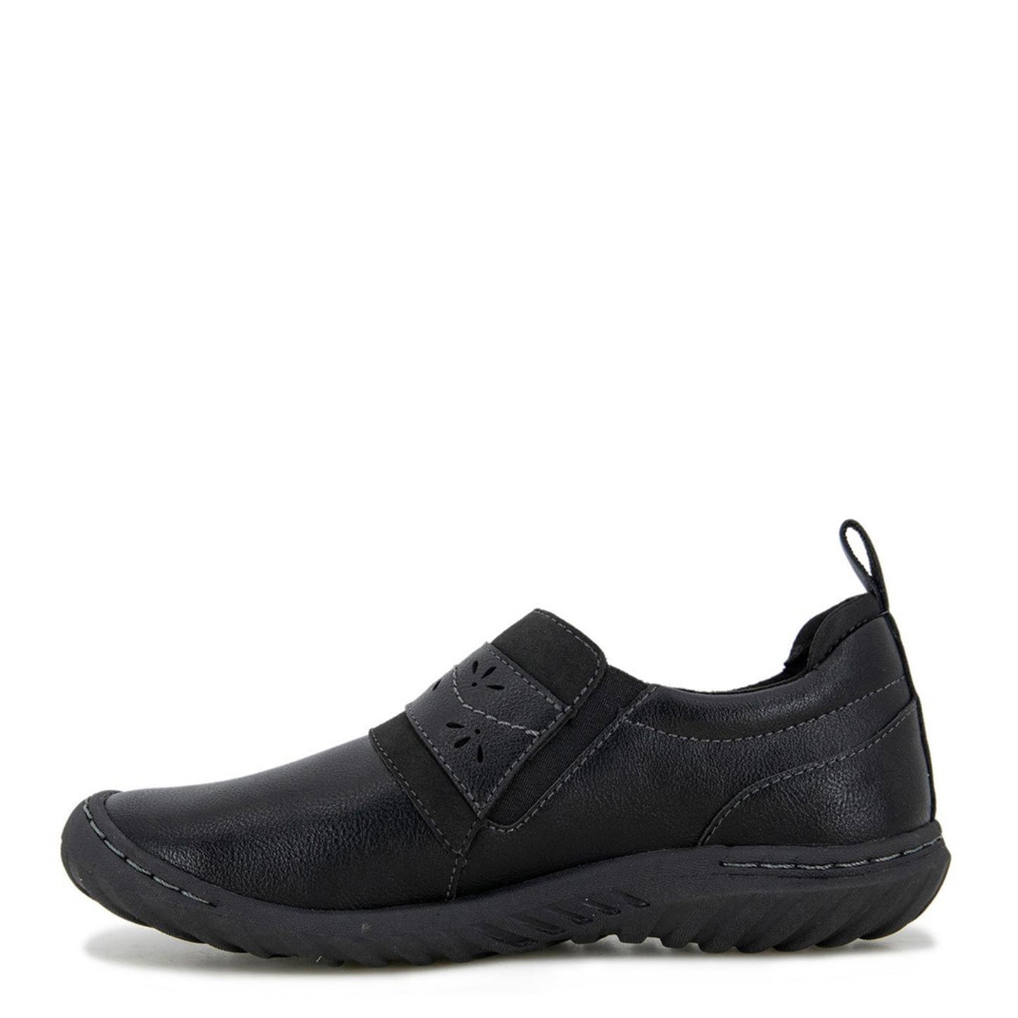 Peltz Shoes Women's Jambu Fern Slip-On Black B3FER01